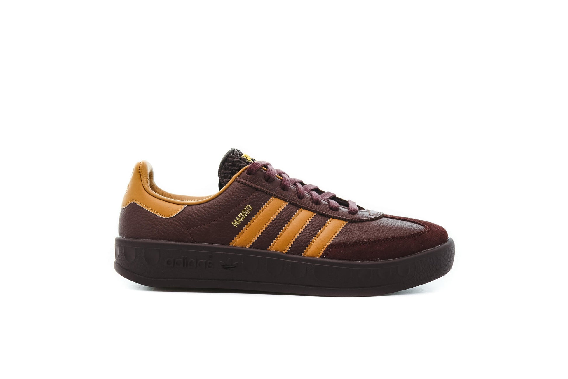 Exclusive adidas Originals MADRID "AUBURN" — 3.5 — Front View