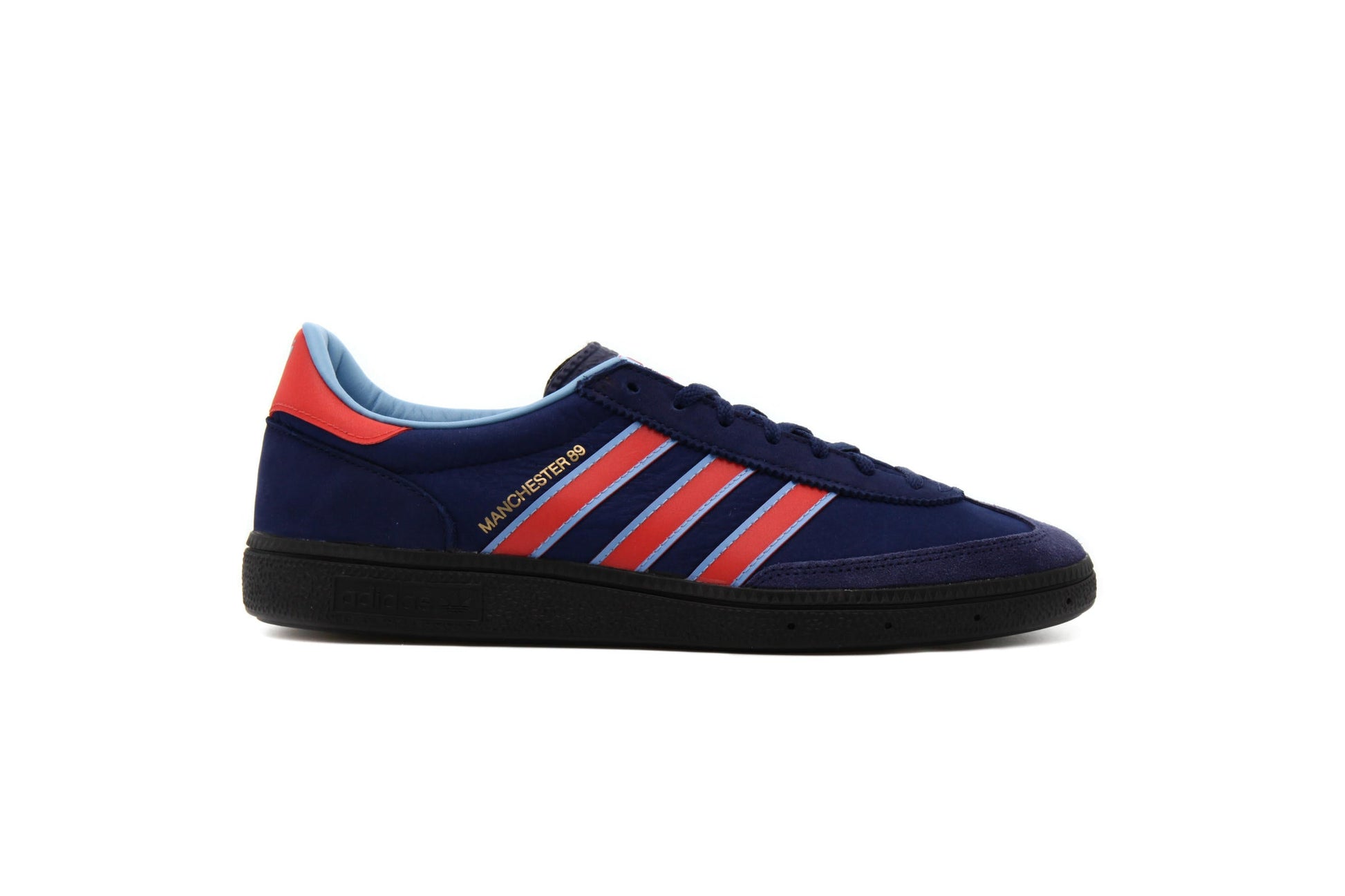 Exclusive adidas Originals MANCHESTER SPEZIAL "DARK BLUE" — 3.5 — Front View