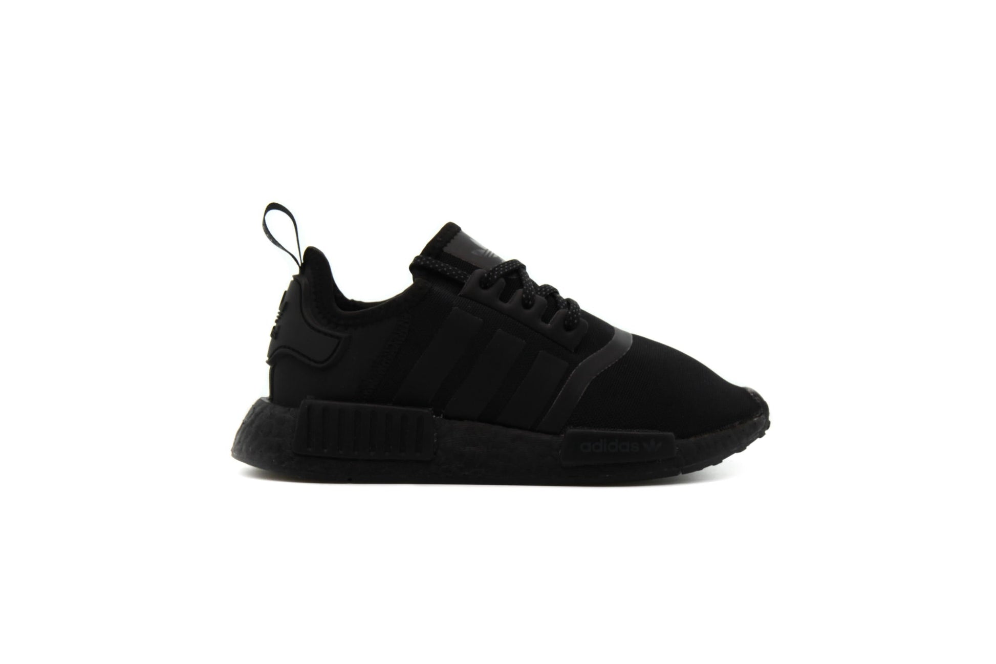 Exclusive adidas Originals NMD R1 J "CORE BLACK" — 1 — Front View