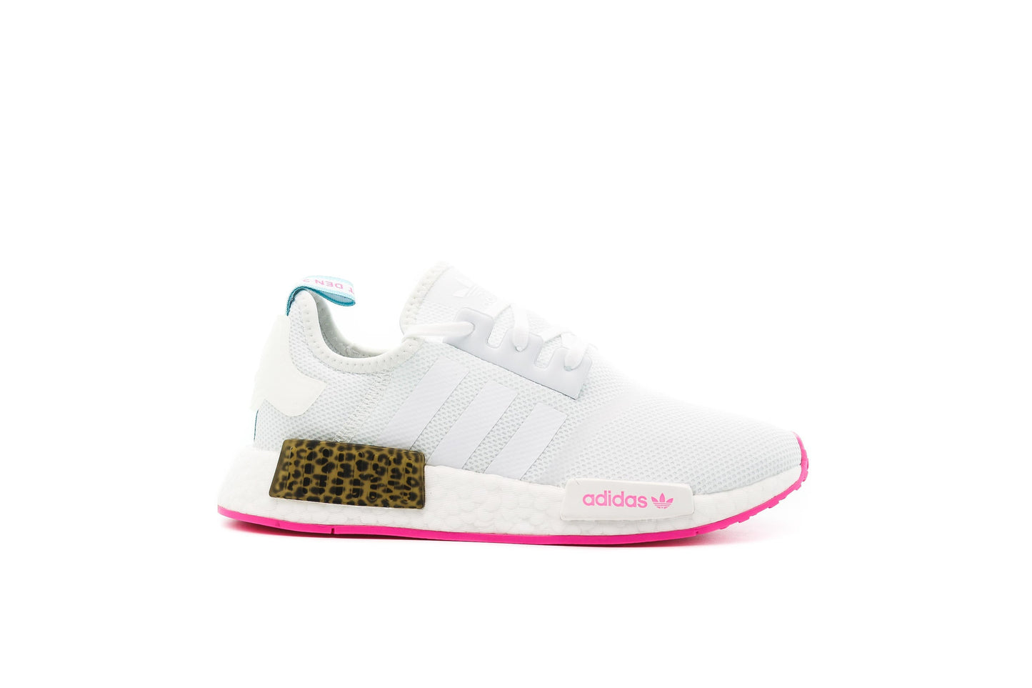 Exclusive adidas Originals NMD R1 J "FOOTWEAR WHITE" — 1 — Front View
