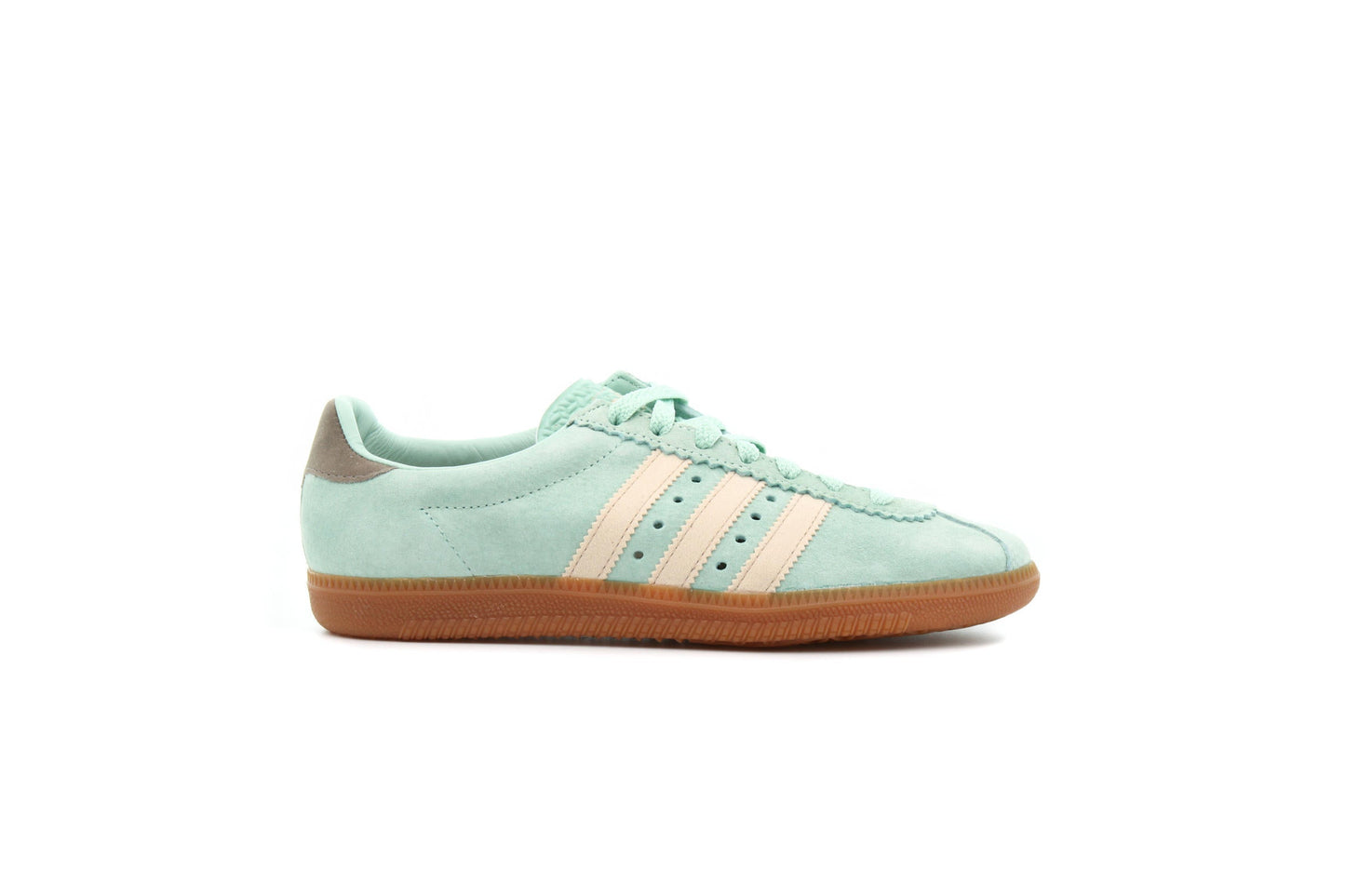 Exclusive adidas Originals PADIHAM "BLUSH GREEN" — 3.5 — Front View
