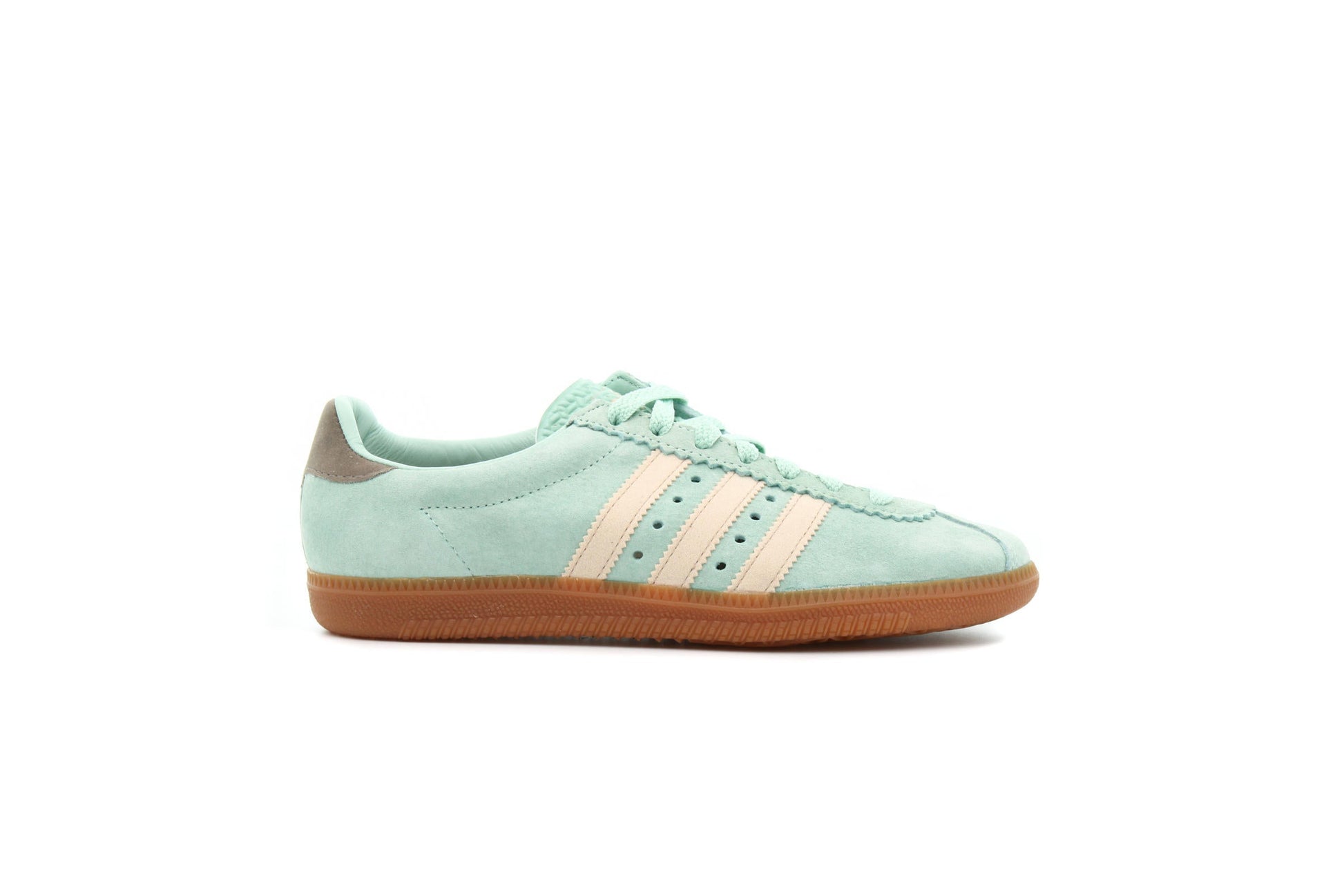 Exclusive adidas Originals PADIHAM "BLUSH GREEN" — 3.5 — Front View