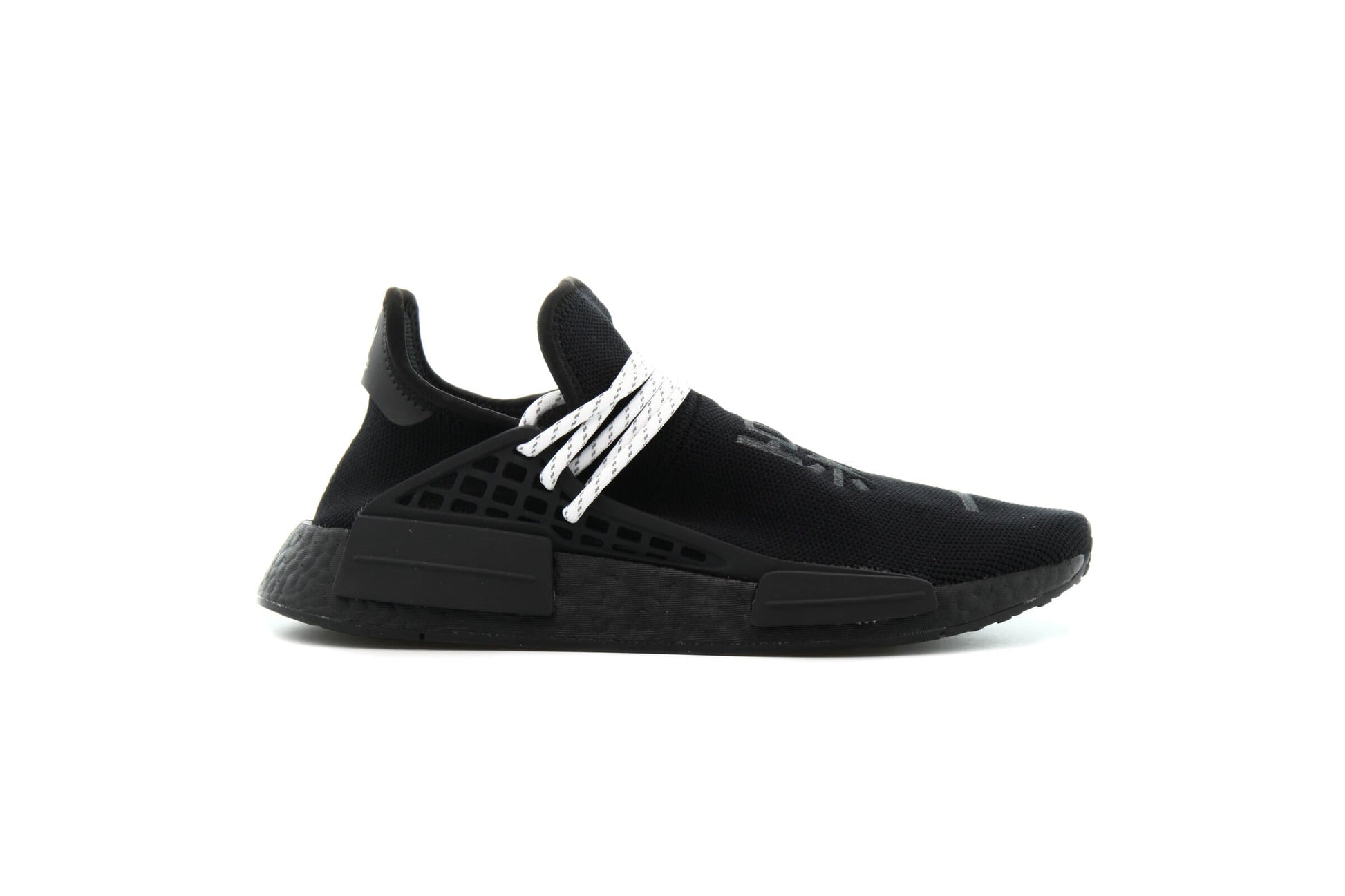 Exclusive adidas Originals PW HU NMD "Black" — 3.5 — Front View