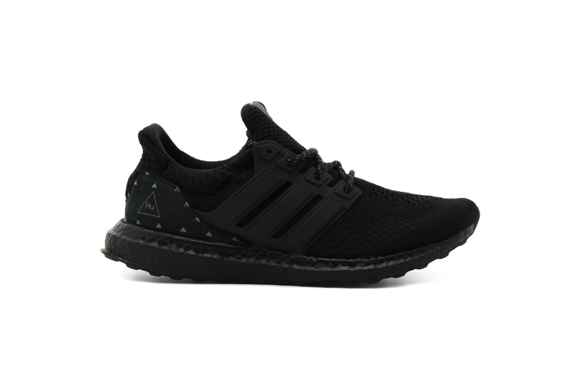 Exclusive adidas Originals PW HU Ultraboost DNA "Core Black" — 3.5 — Front View