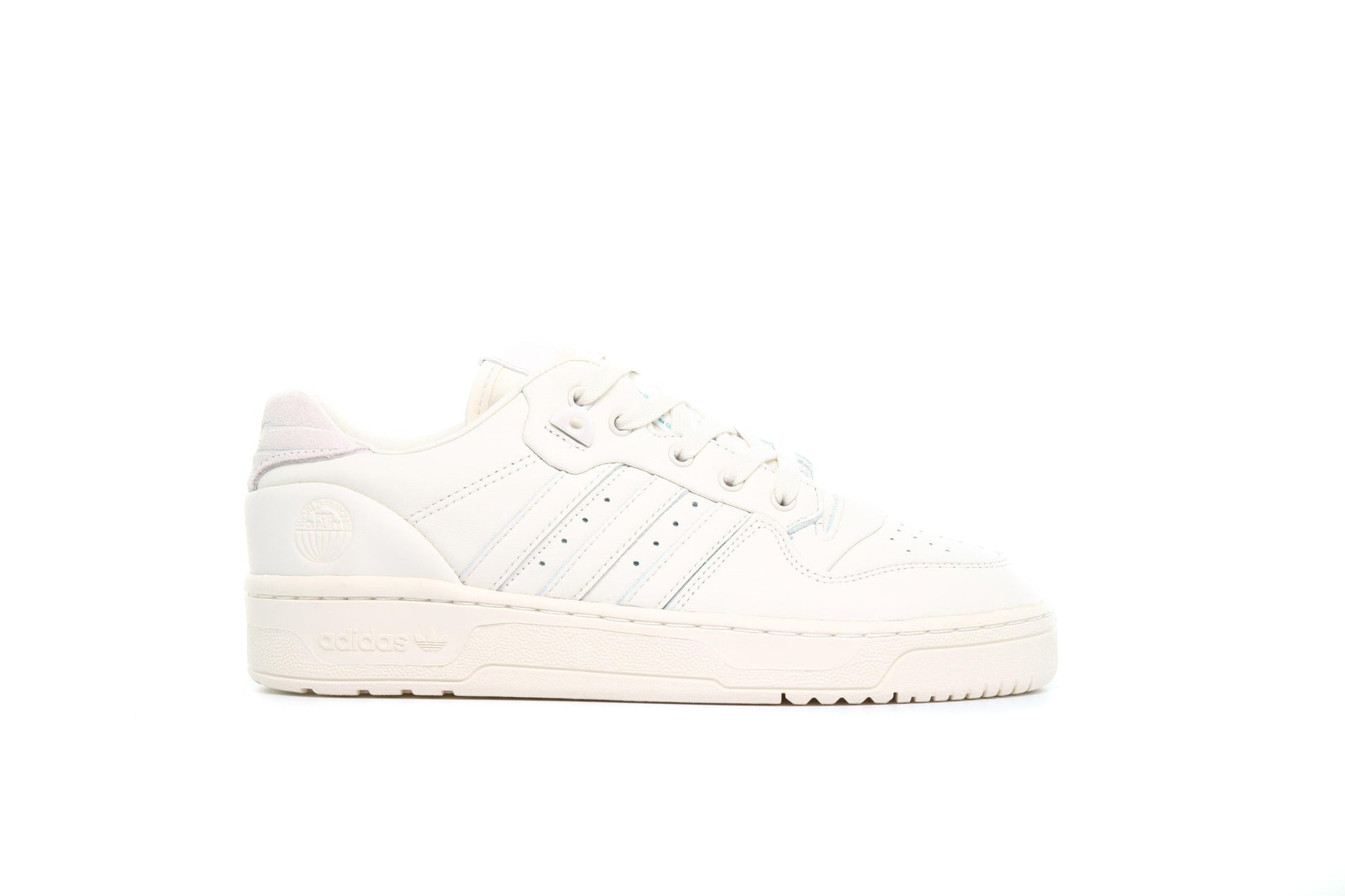 Exclusive adidas Originals RIVALRY LOW Off White — 3.5 — Front View