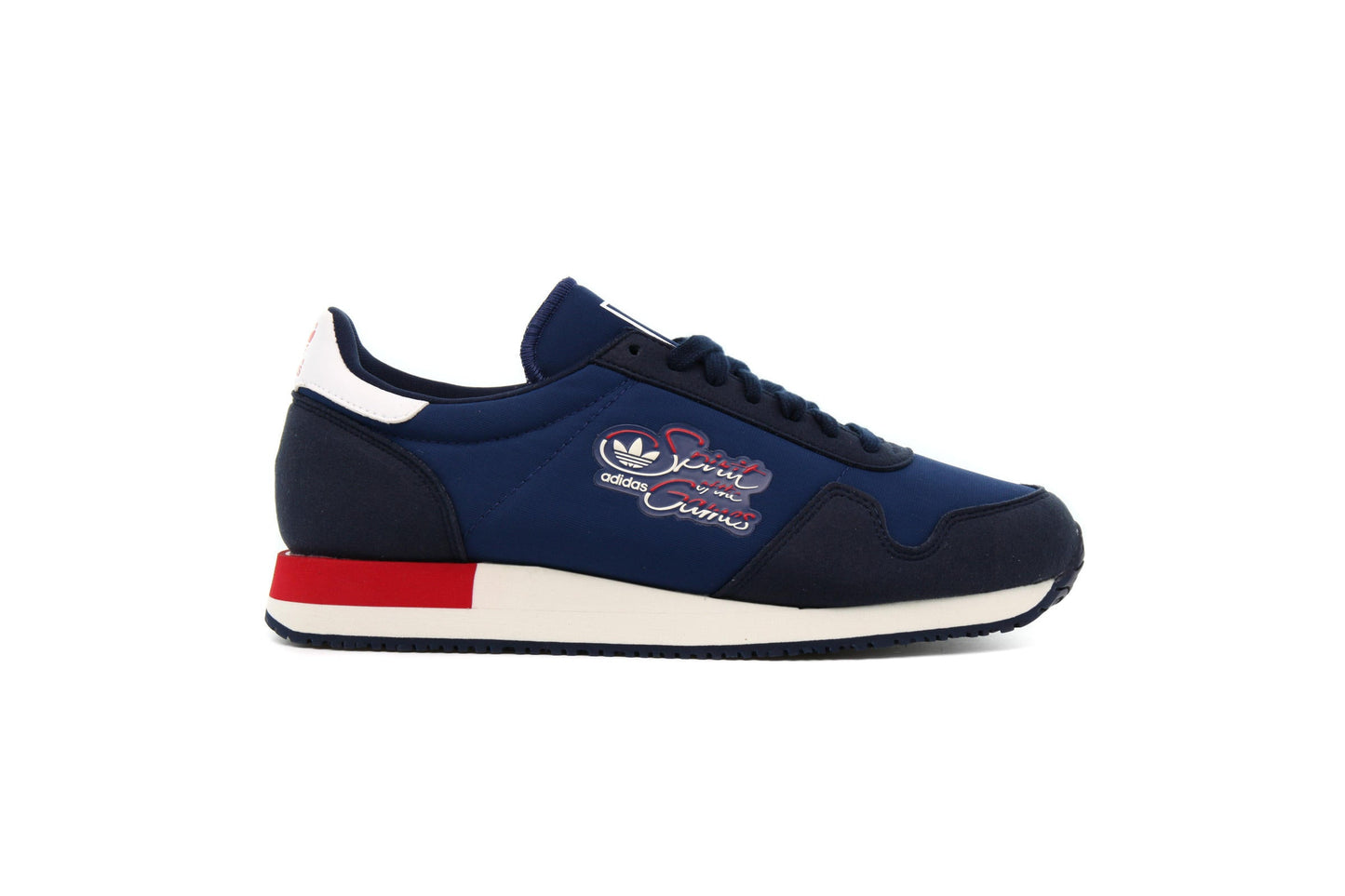 Exclusive adidas Originals SPIRIT OF THE GAMES "TECH INDIGO" — 3.5 — Front View
