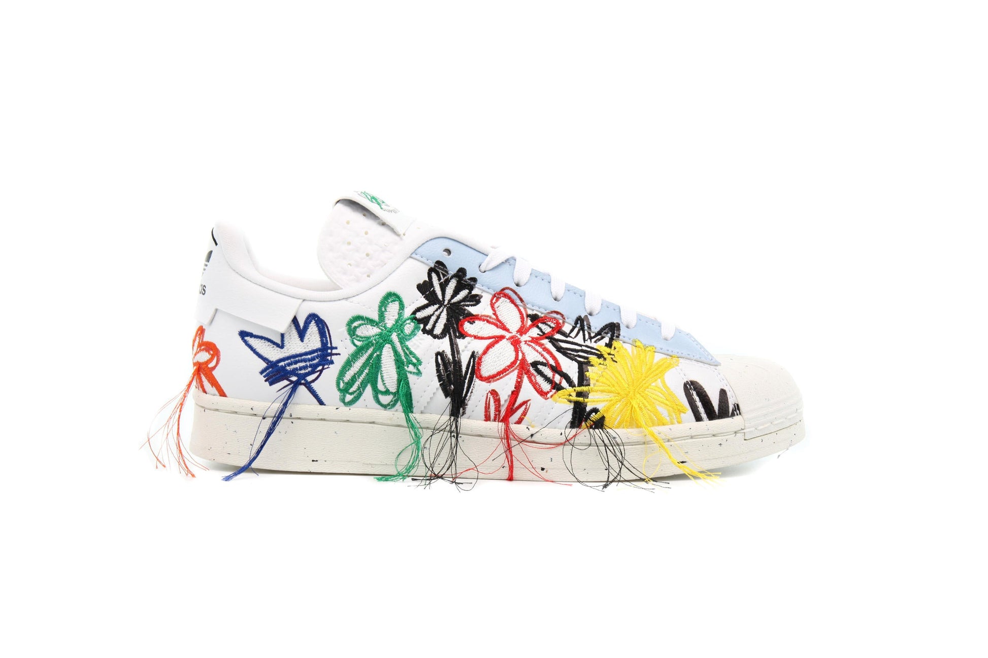 Exclusive adidas Originals x SEAN WOTHERSPOON SST AEC "SUPEREARTH" — 3.5 — Front View