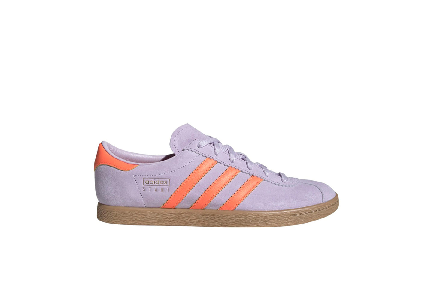 Exclusive adidas Originals STADT "PURPLE TINT" — 3.5 — Front View