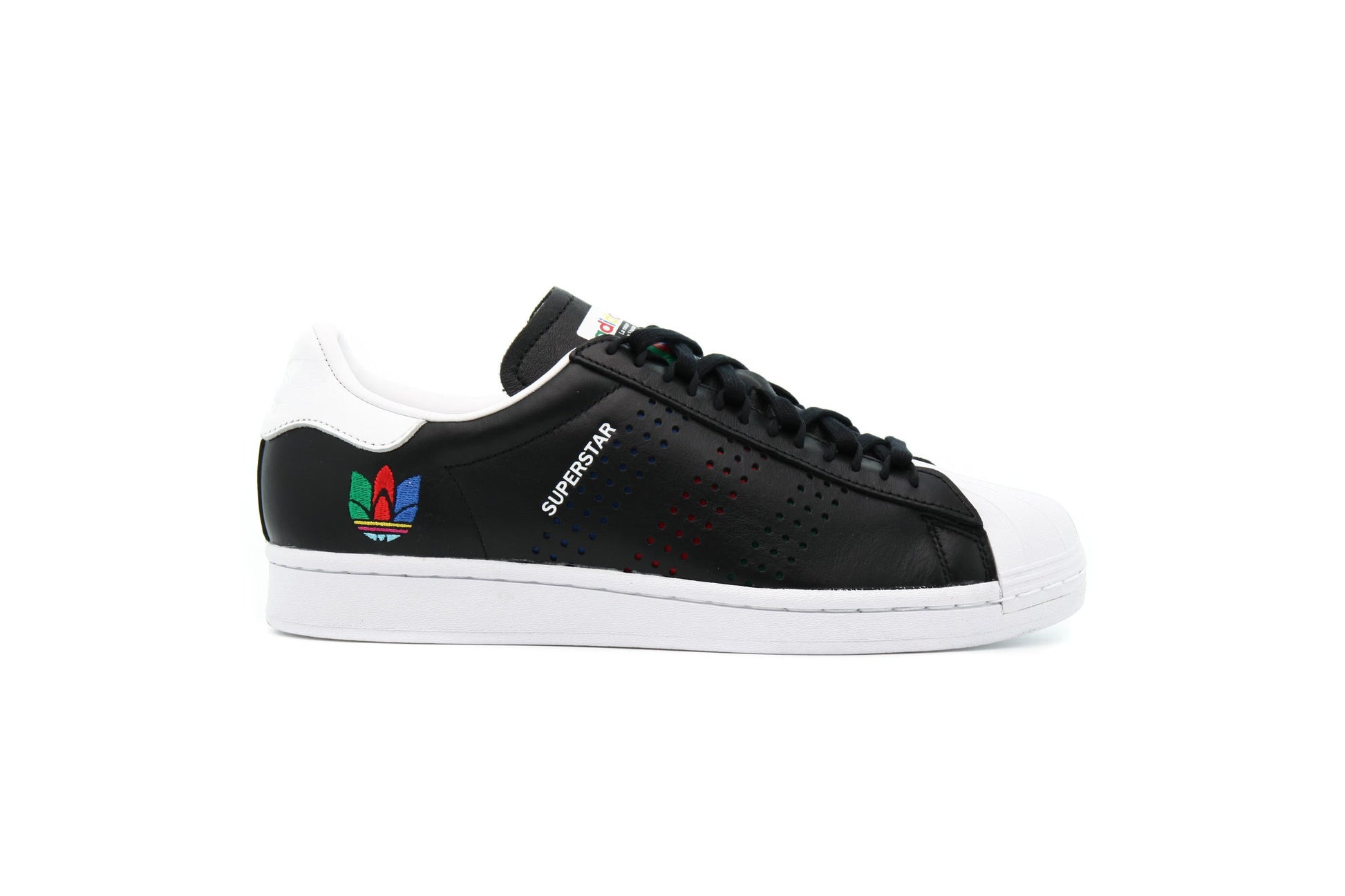 Exclusive adidas Originals SUPERSTAR "CORE BLACK" — 3.5 — Front View