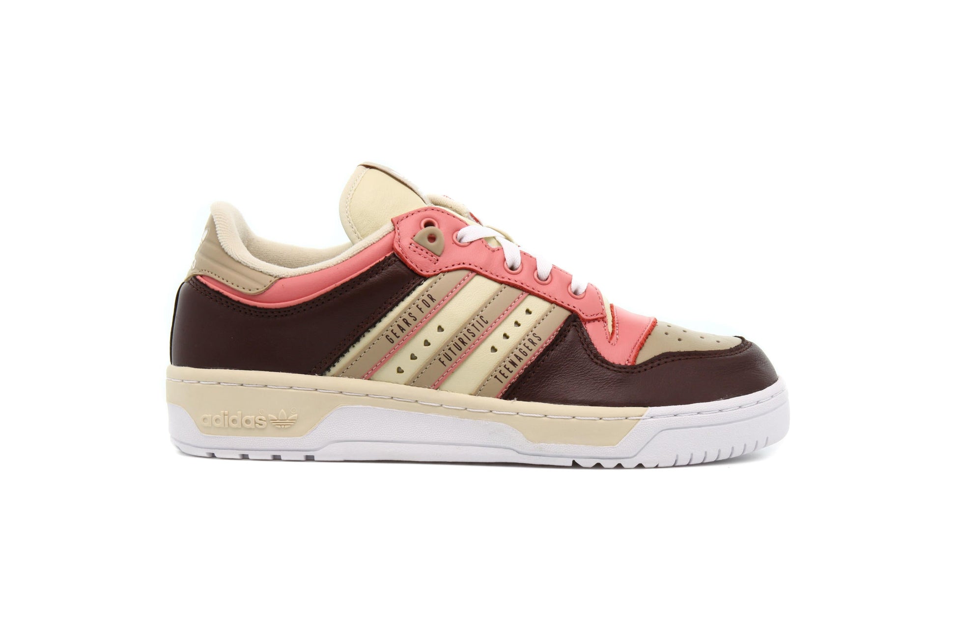 Exclusive adidas Originals x HUMAN MADE RIVALRY LOW "SAND" — 3.5 — Front View