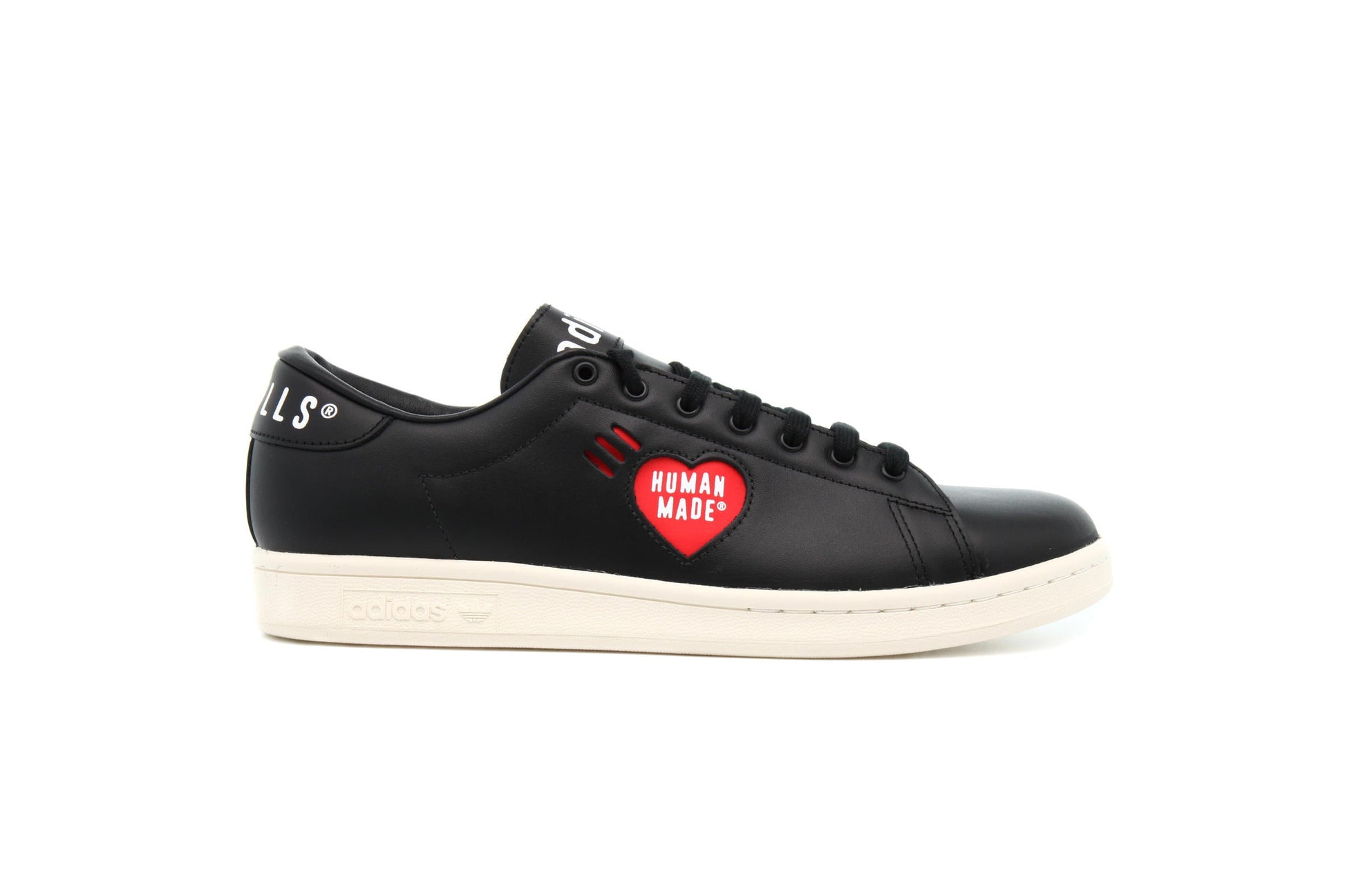 Exclusive adidas Originals x HUMAN MADE STAN SMITH "CORE BLACK" — 3.5 — Front View