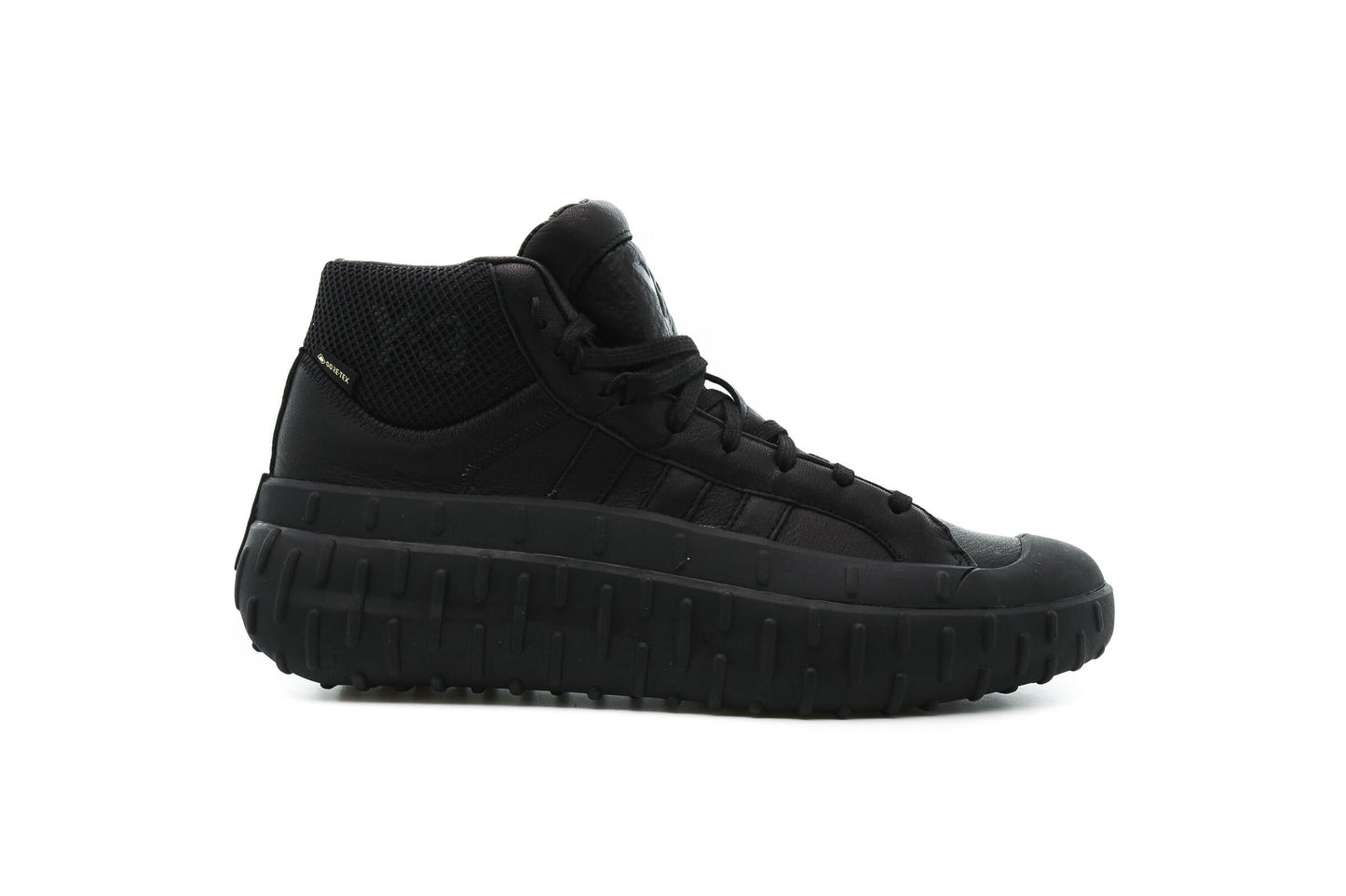 Exclusive adidas Originals Y-3 XXX HIGH "BLACK" — 3.5 — Front View