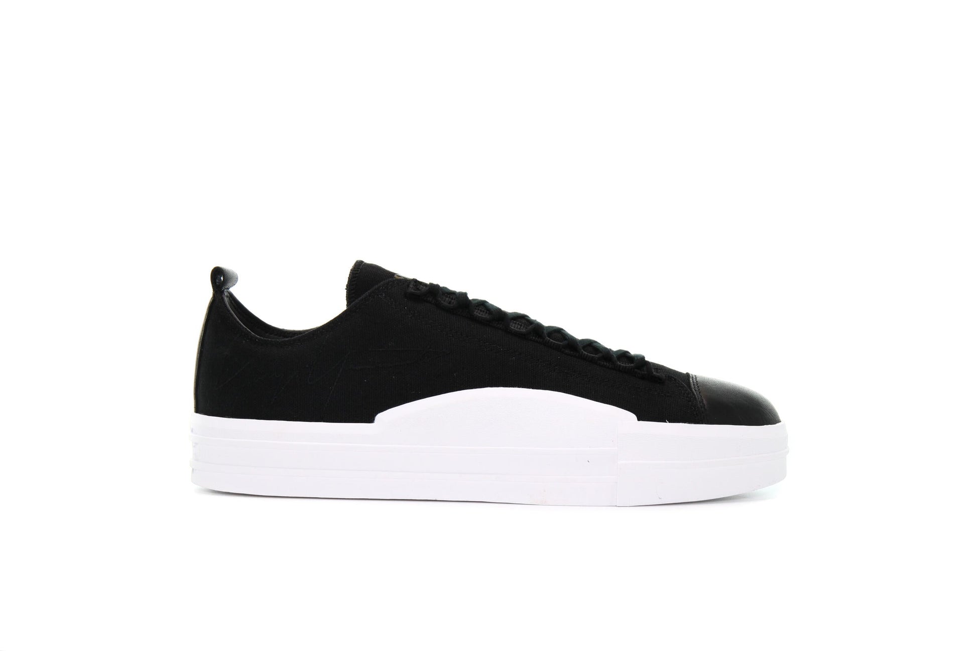 Exclusive adidas originals Y-3 YUBEN LOW BLACK — 3.5 — Front View