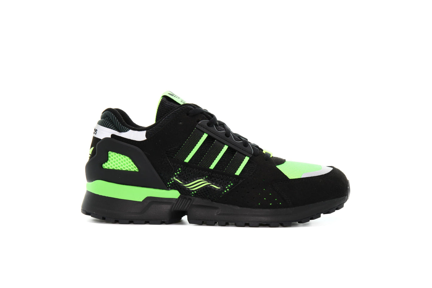 Exclusive adidas Originals ZX 10000 "BLACK" — 3.5 — Front View