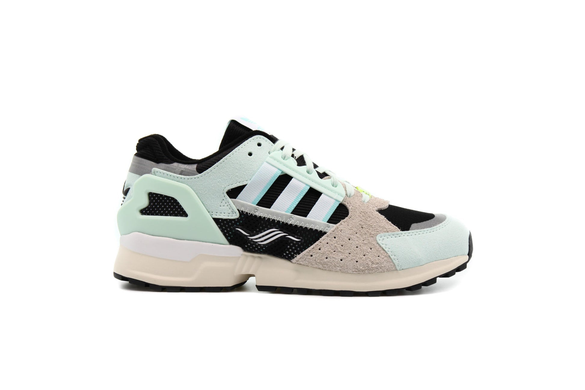 Exclusive adidas Originals ZX 10000 C "Dash Green" — 3.5 — Front View