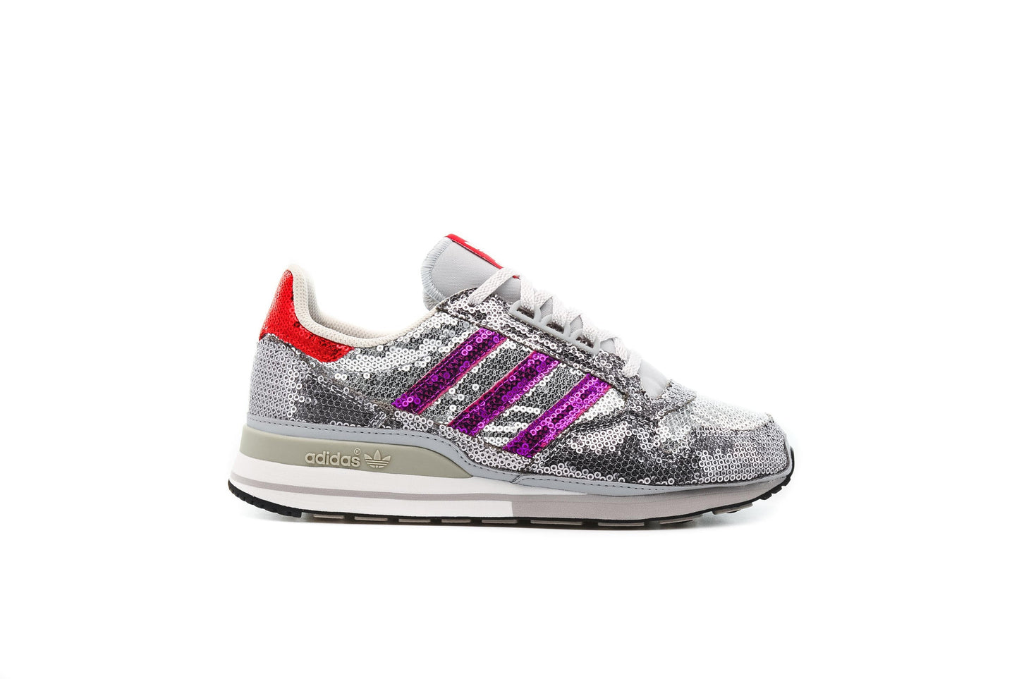 Exclusive adidas Originals ZX 500 W "CLEAR GREY" — 3 — Front View