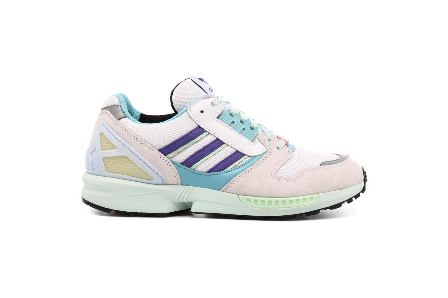 Exclusive adidas Originals ZX 8000 "PURPLE AQUA" — 3.5 — Front View