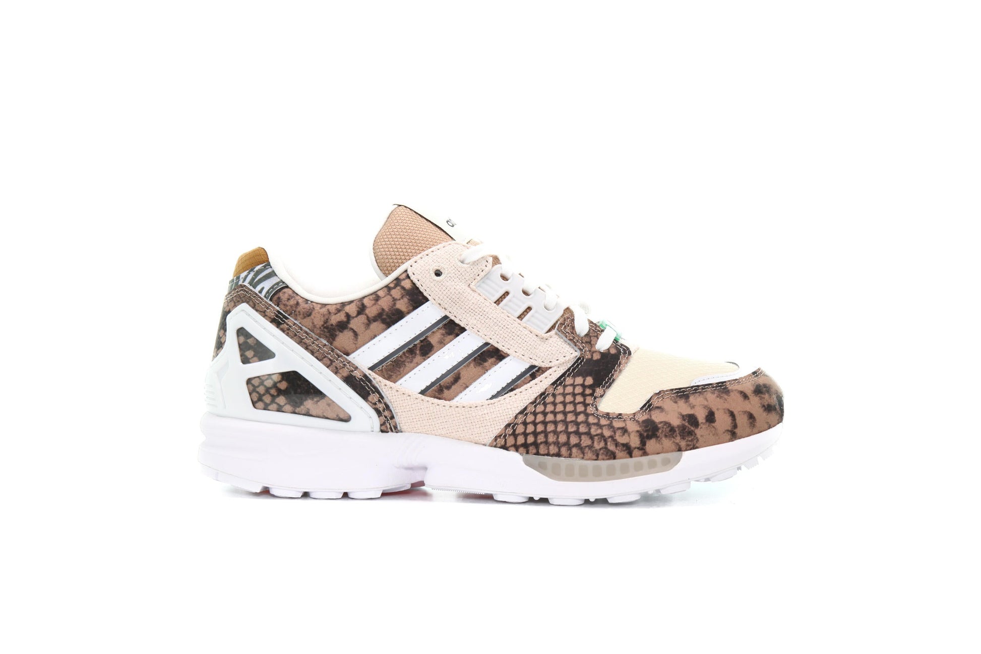 Exclusive adidas Originals ZX 8000 Lethal Nights Pack "Brown" — 3.5 — Front View