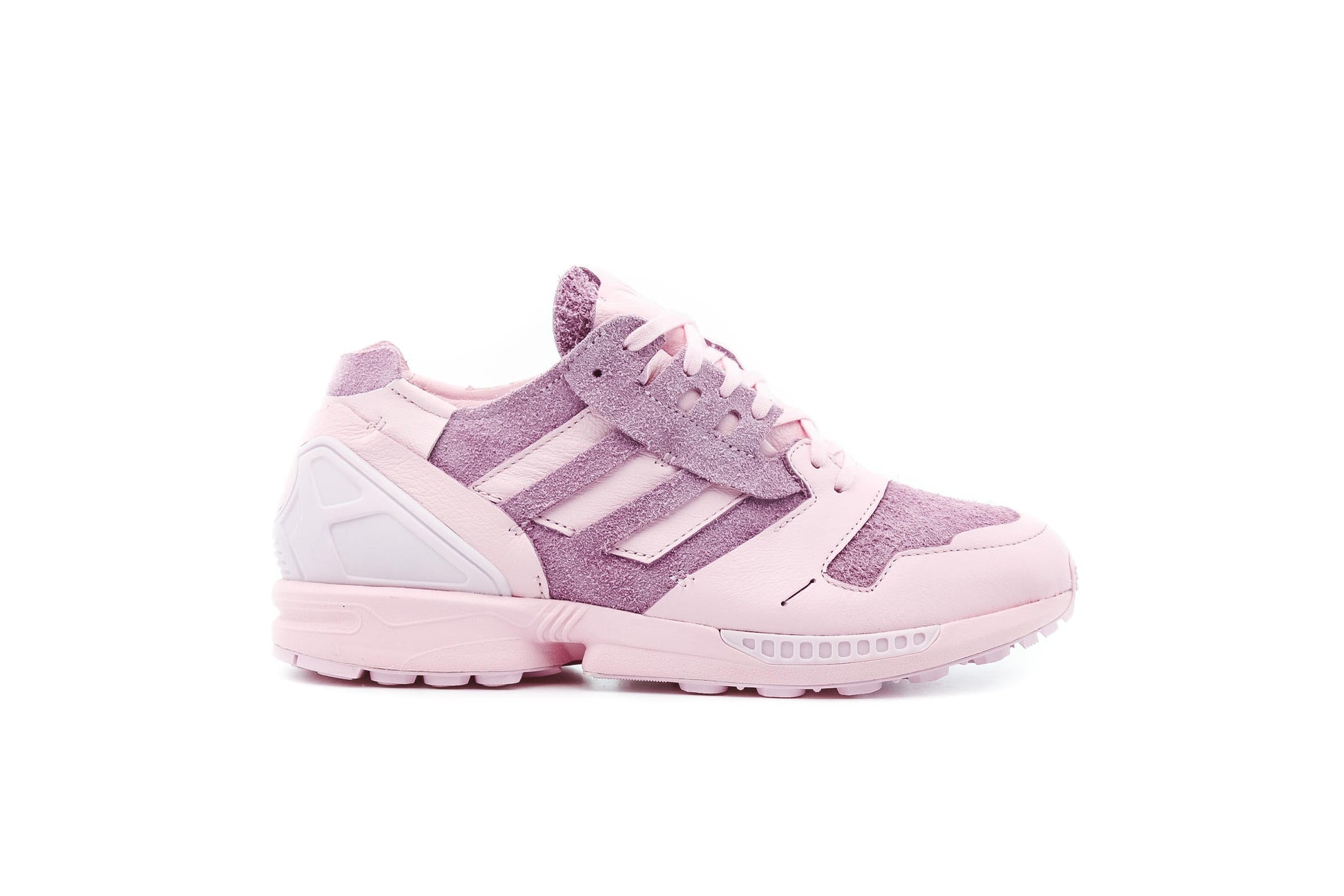 Exclusive adidas Originals ZX 8000 MINIMALIST "CLEAR PINK" — 3.5 — Front View