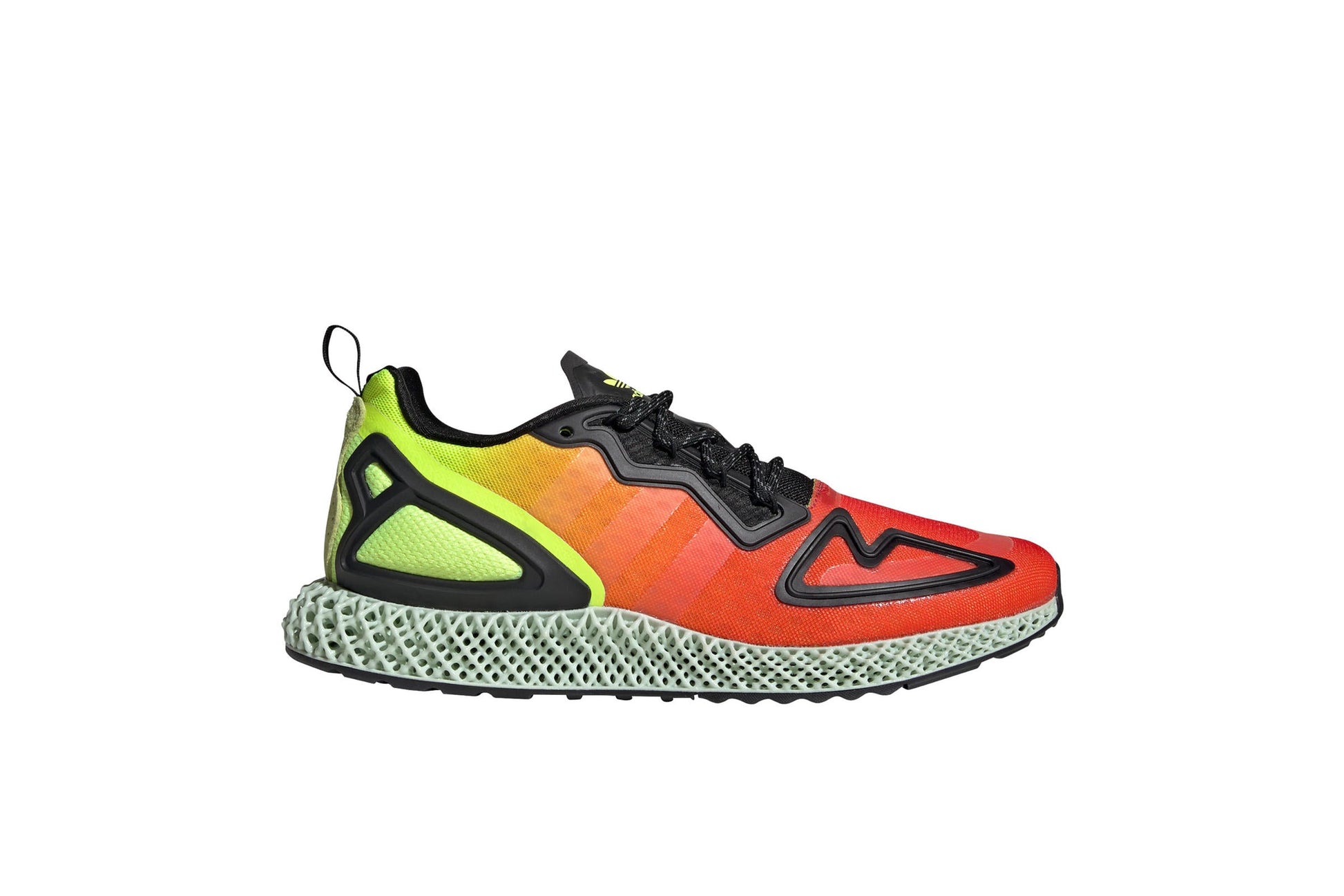 Exclusive adidas Performance ZX 2K 4D "SOLAR YELLOW" — 3.5 — Front View