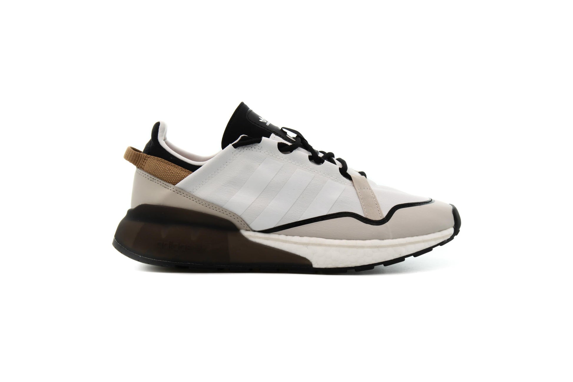 Exclusive adidas Performance ZX 2K BOOST PURE "FOOTWEAR WHITE" — 3.5 — Front View