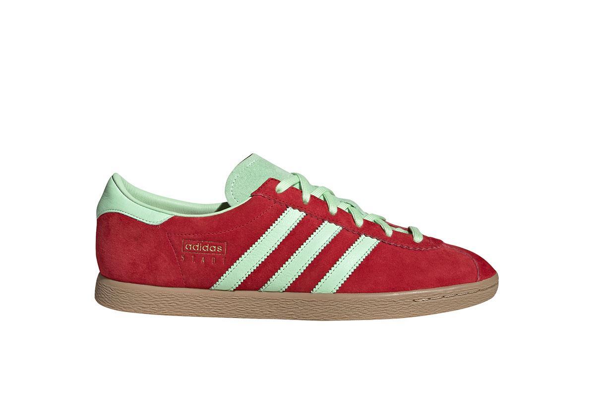 Exclusive adidas Originals Stadt "Scarlet" — 3.5 — Front View