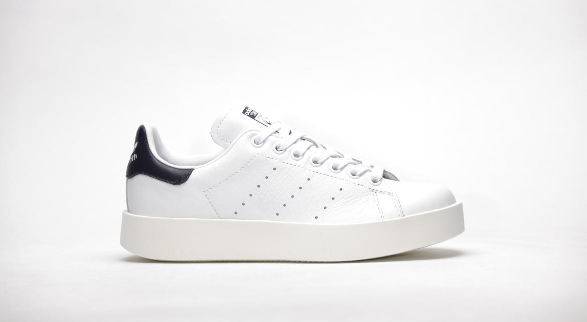 Exclusive adidas Originals Stan Smith Bold W "Collegiate Navy" — 3 — Front View