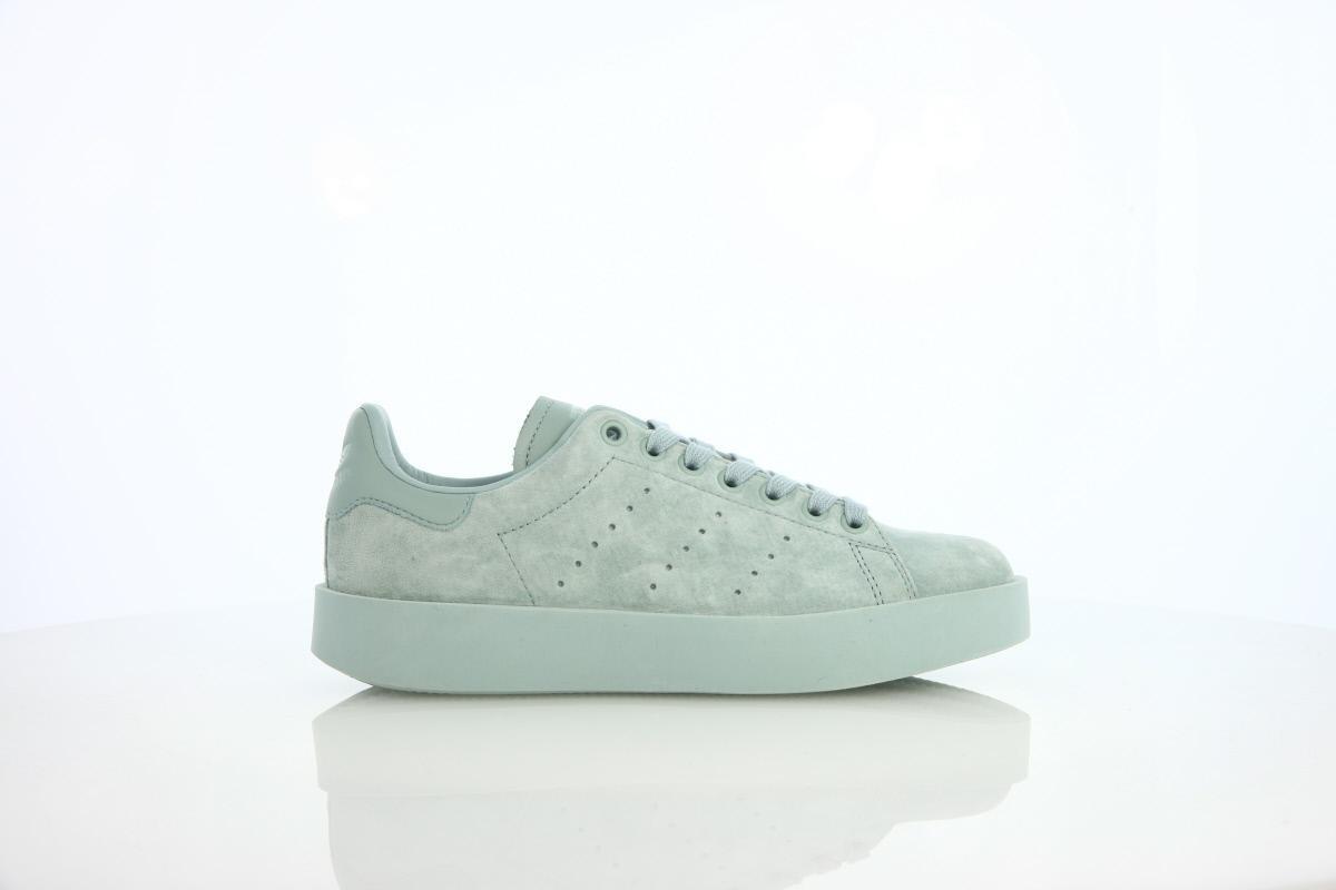 Exclusive adidas Originals Stan Smith Bold W "Tactile Green" — 3 — Front View