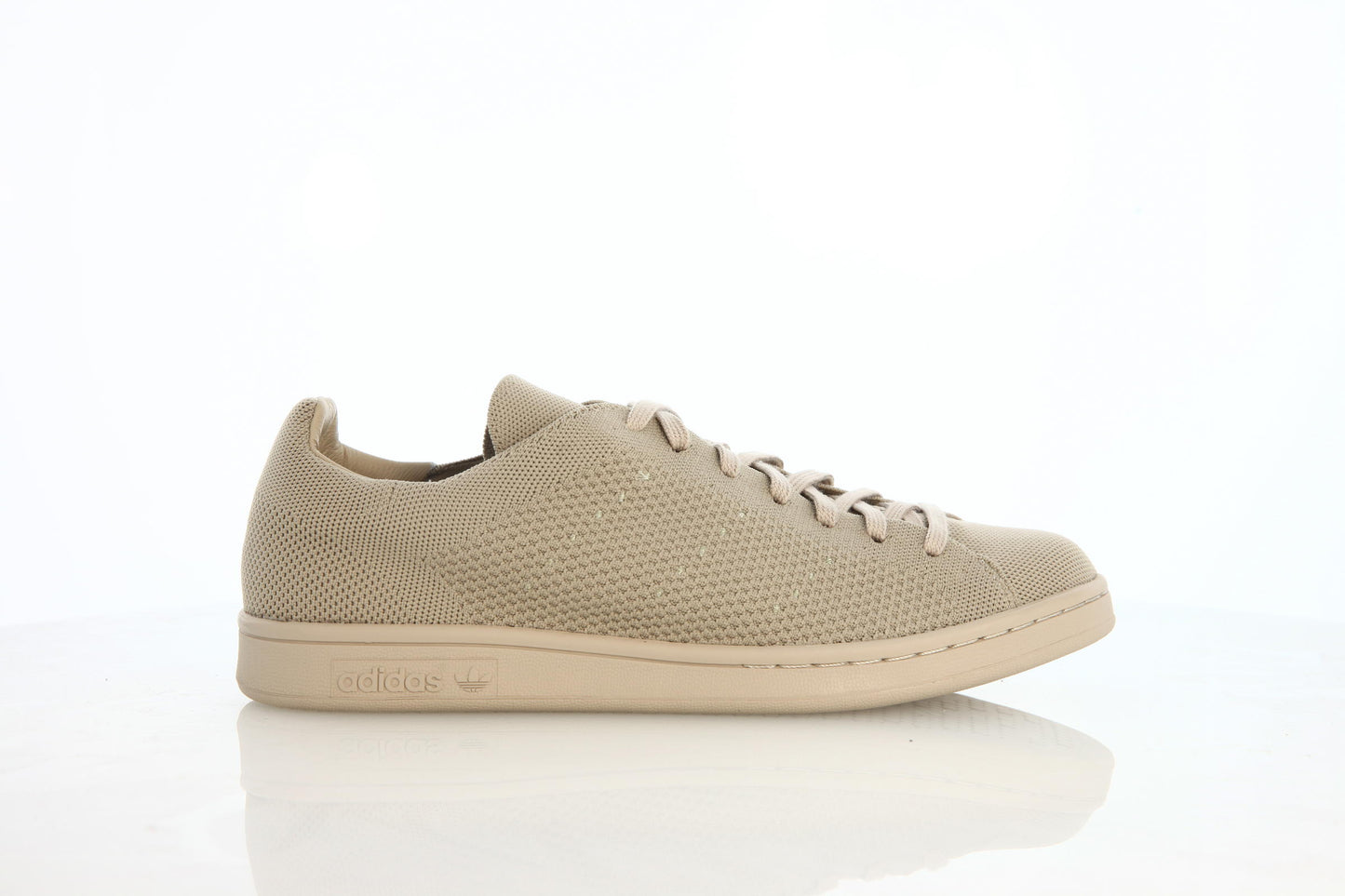 Exclusive adidas Originals Stan Smith Primeknit "Clay Brown" — 3.5 — Front View