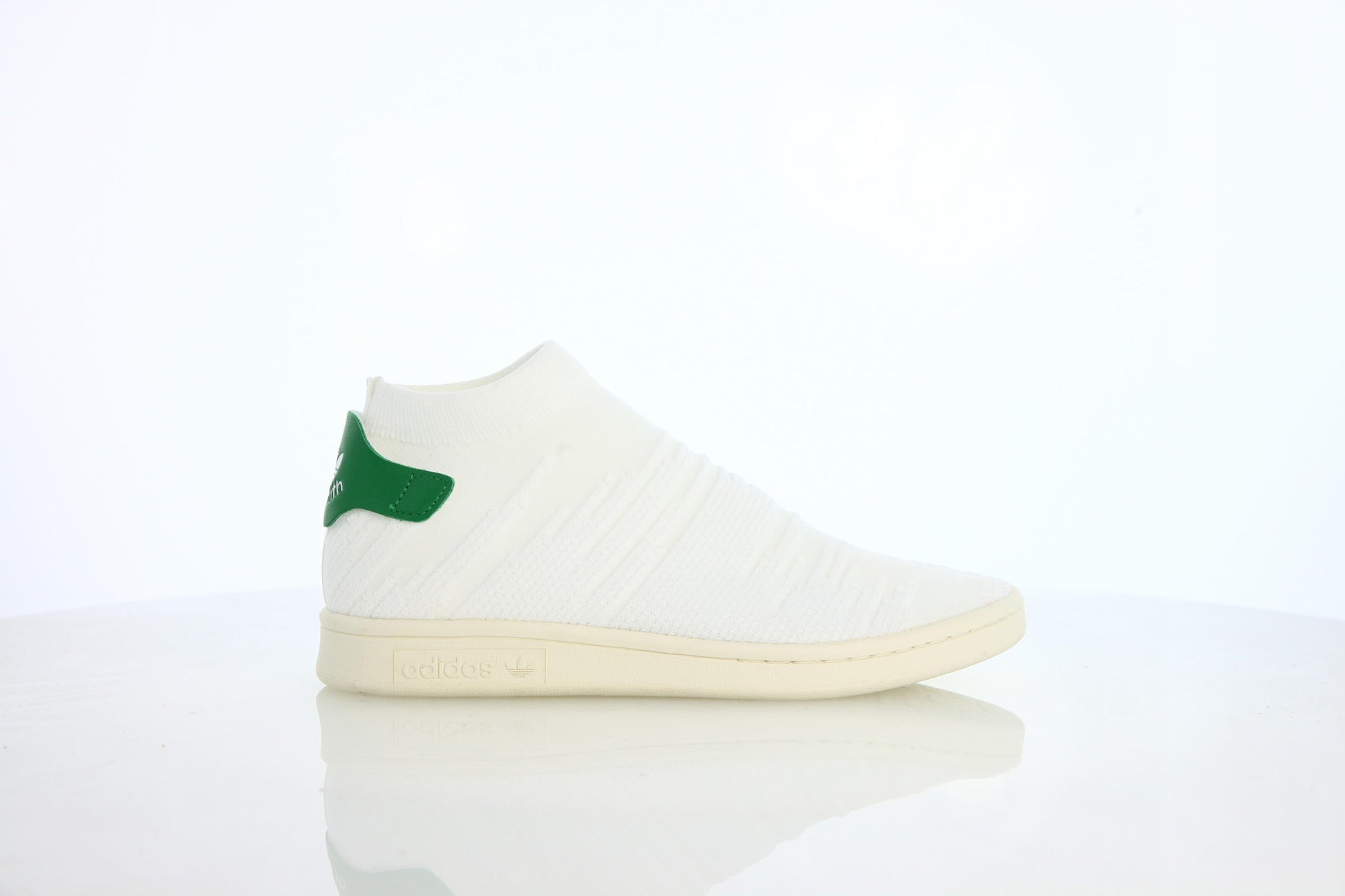 Exclusive adidas Originals Stan Smith Sock Primeknit W "White" — 3 — Front View