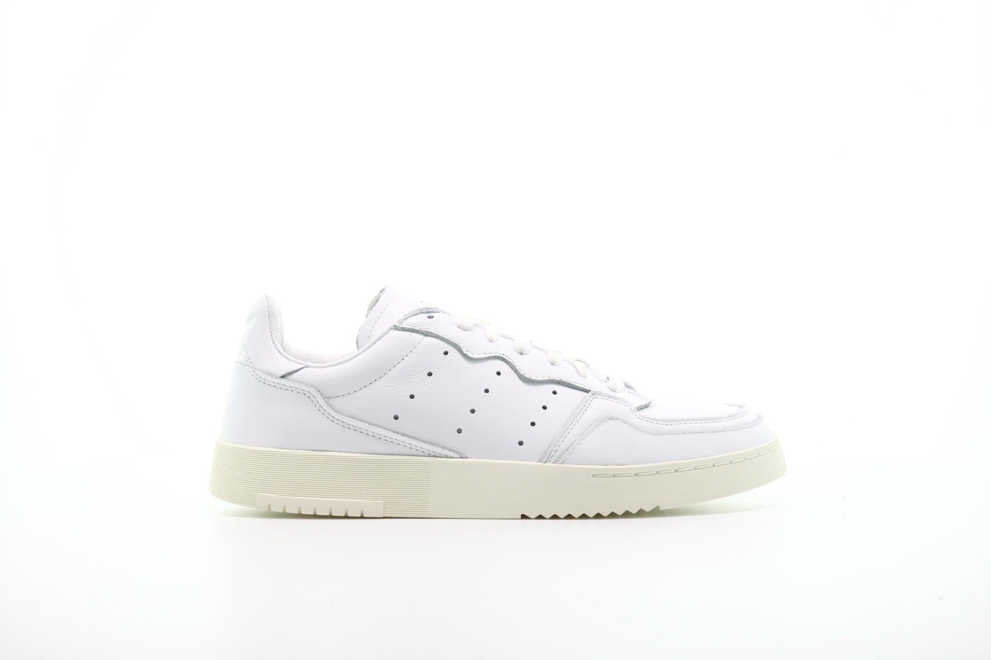 Exclusive adidas Originals Supercourt Home Of Classics "Crystal White" — 3.5 — Front View