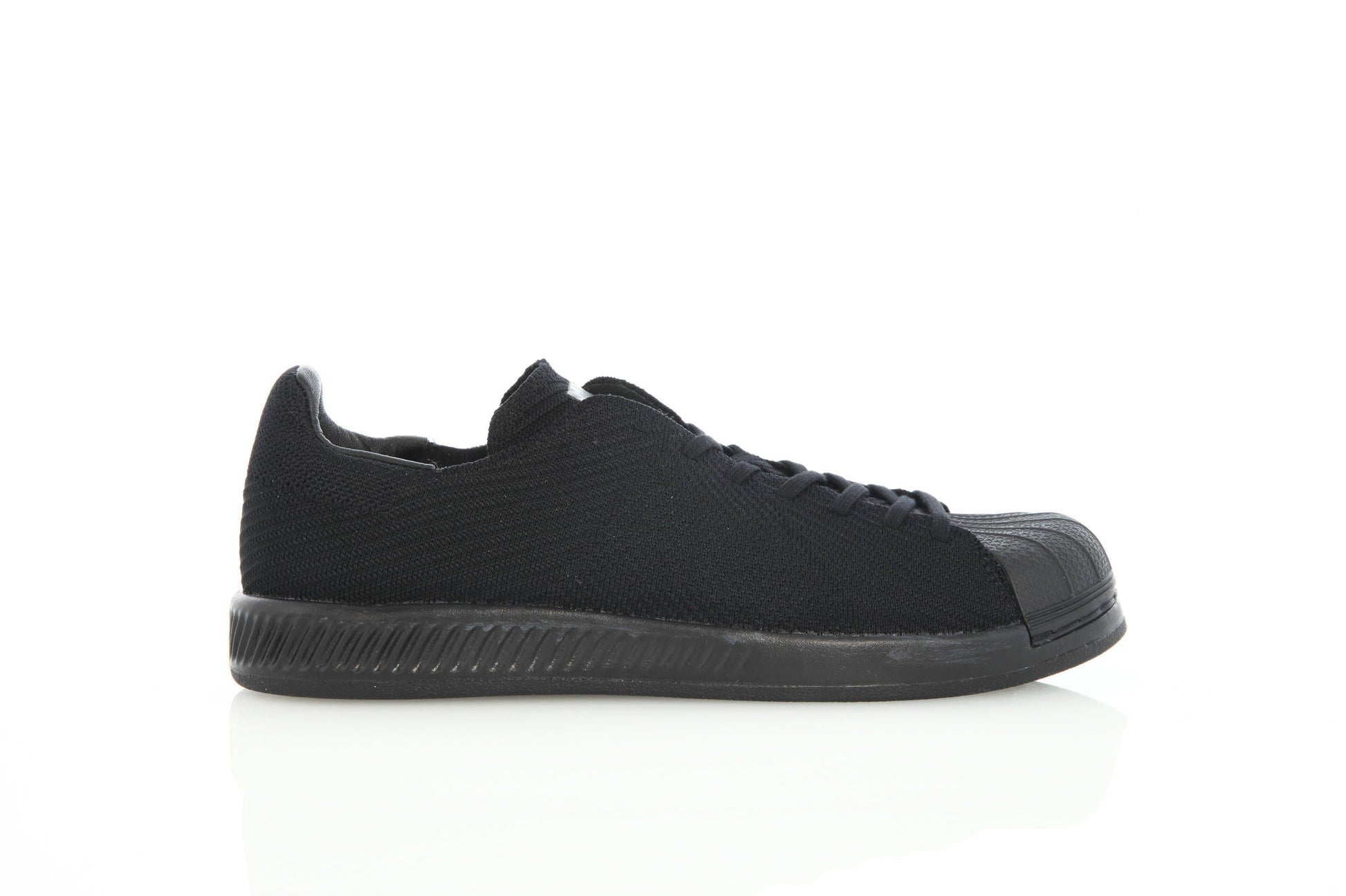 Exclusive adidas Originals Superstar Bounce Primeknit "Core Black" — 3.5 — Front View