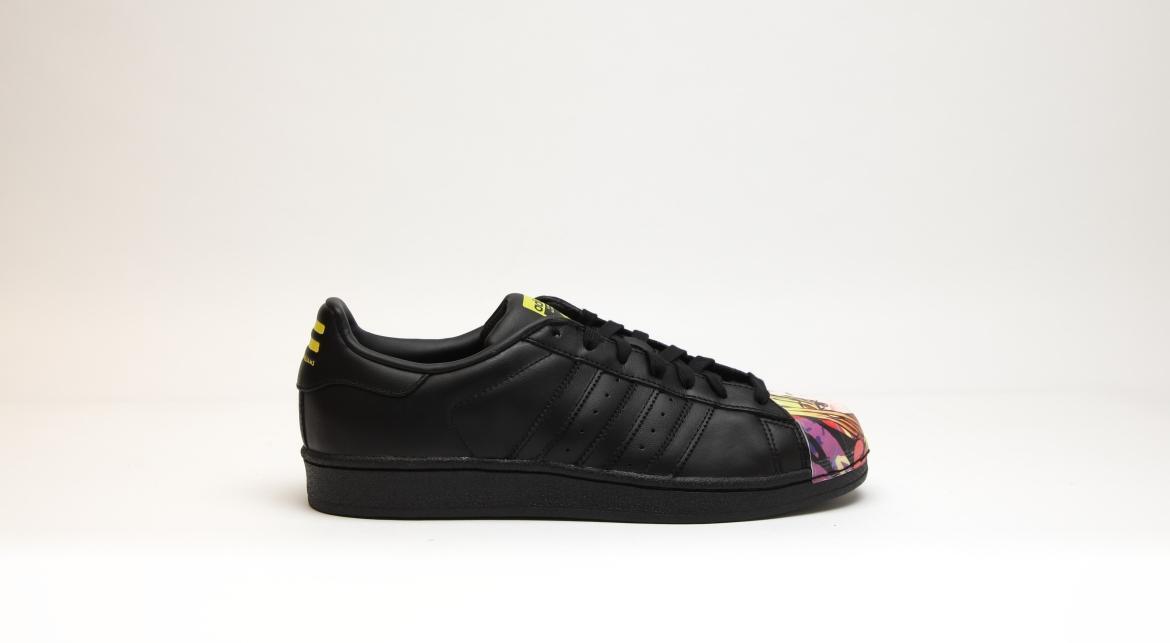 Exclusive adidas Originals Superstar Supershell x Pharrell "Anime" — 3.5 — Front View