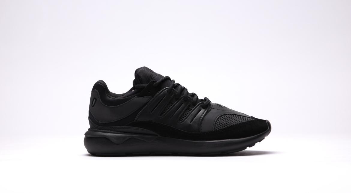 Exclusive adidas Originals Tubular 93 "Triple Black" — 3.5 — Front View