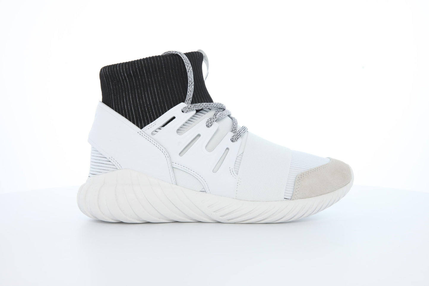 Exclusive adidas Originals Tubular Doom "White" — 3.5 — Front View