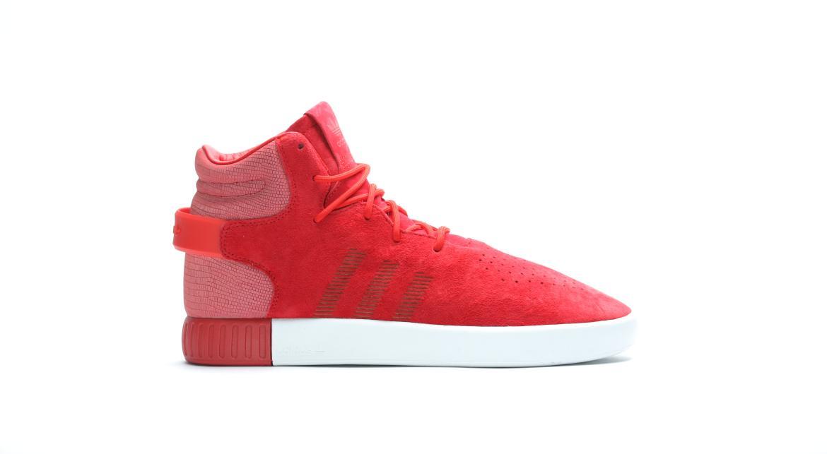 Exclusive adidas Originals Tubular Invader "Red" — 3.5 — Front View
