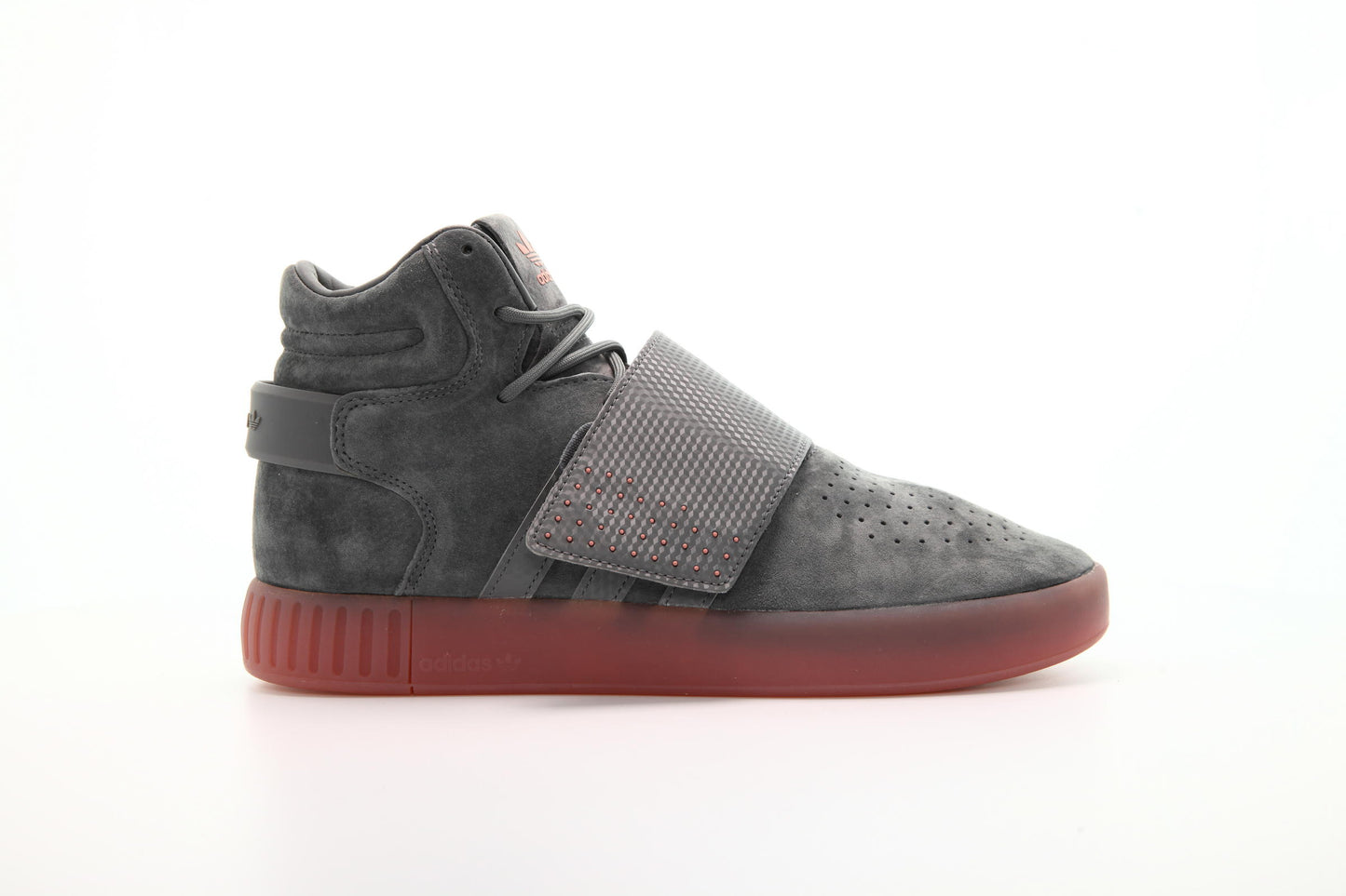 Exclusive adidas Originals Tubular Invader Str "Grey" — 3.5 — Front View