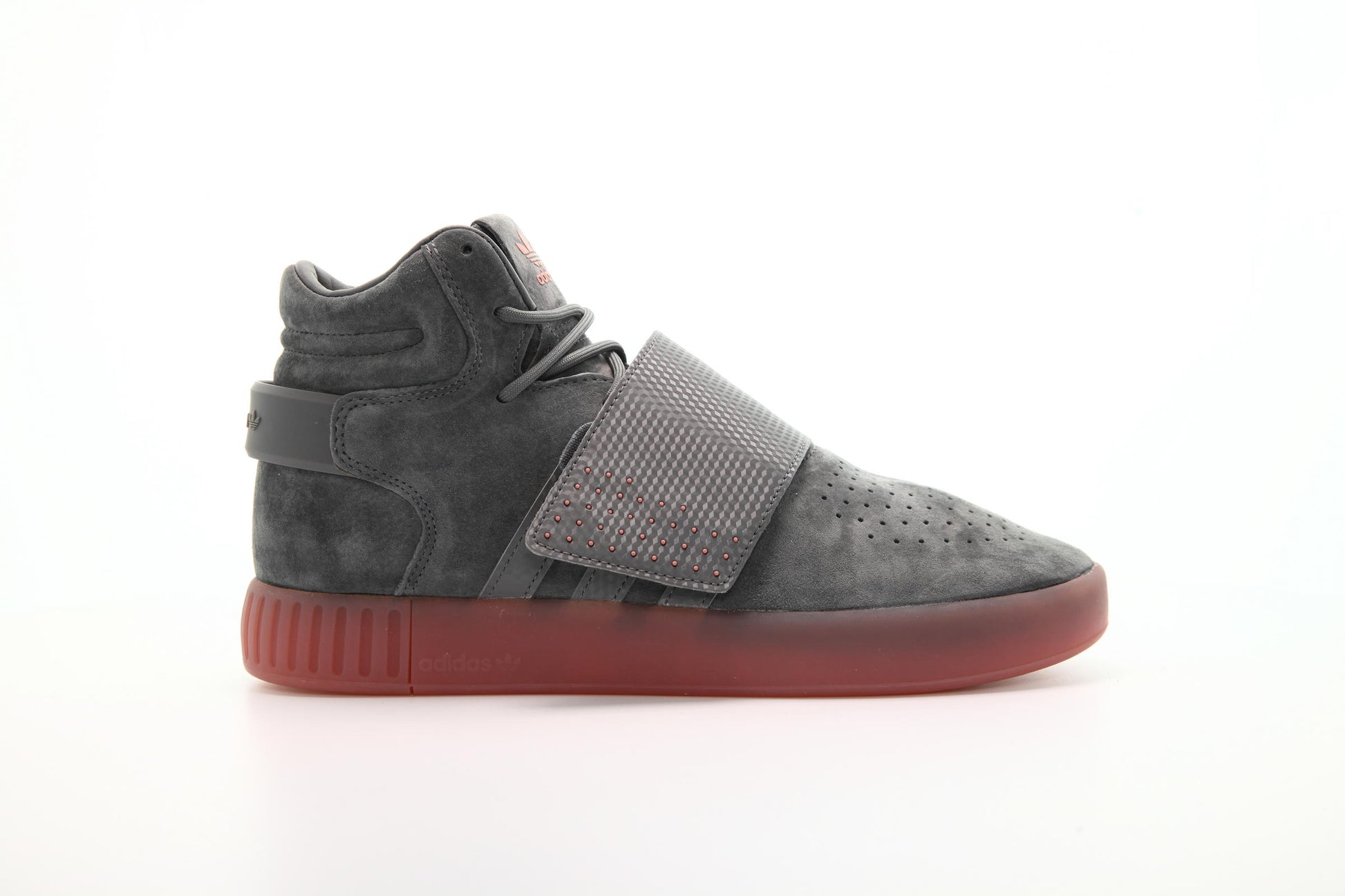 Exclusive adidas Originals Tubular Invader Str "Grey" — 3.5 — Front View