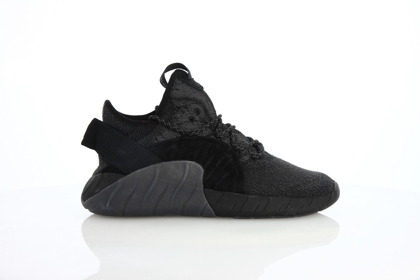 Exclusive adidas Originals Tubular Rise "Core Black" — 3.5 — Front View