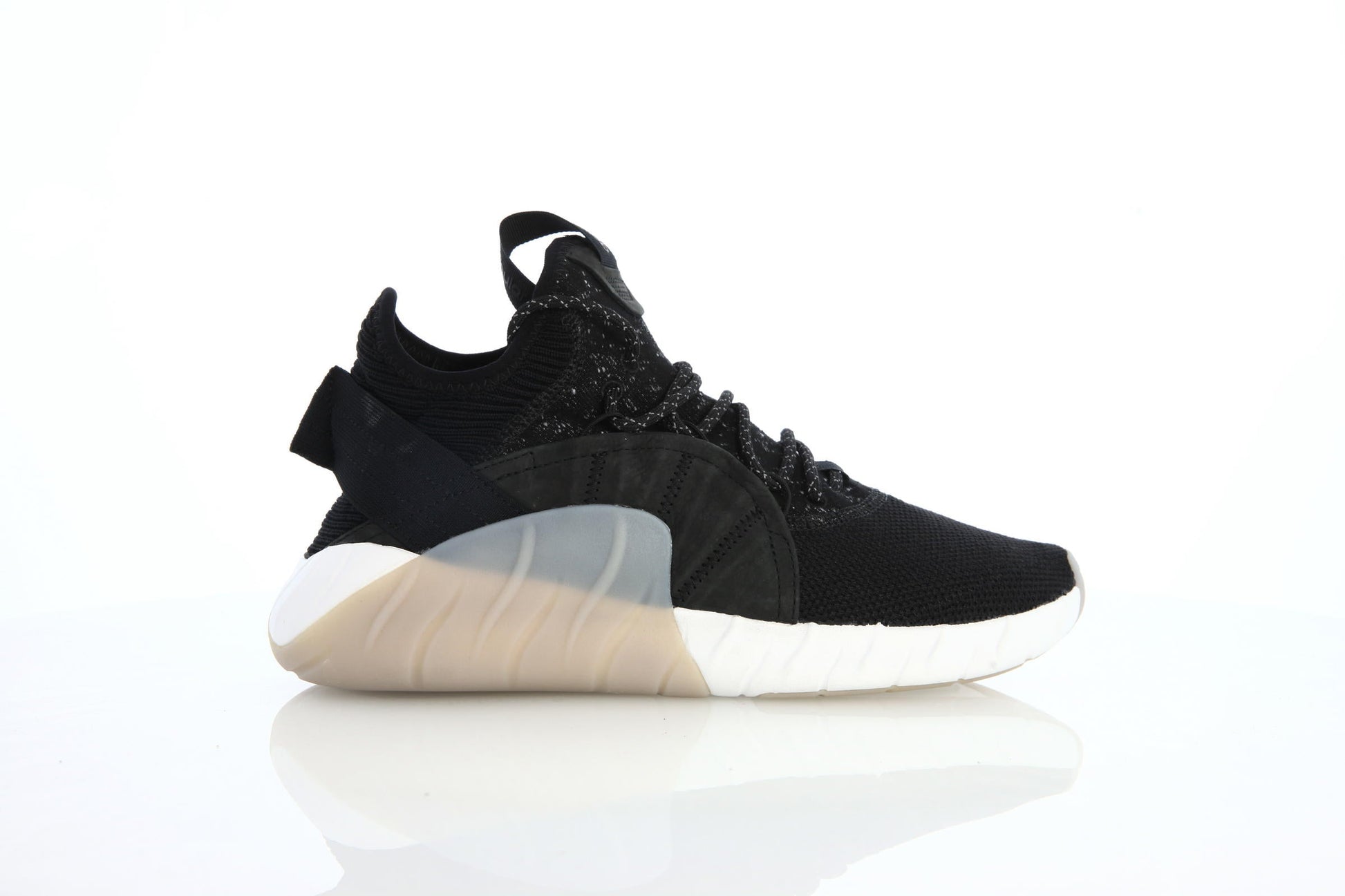 Exclusive adidas Originals Tubular Rise "Core Black" — 3.5 — Front View