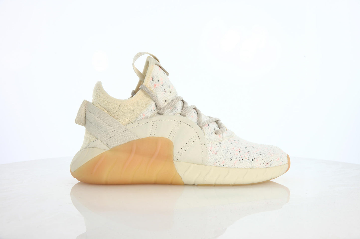 Exclusive adidas Originals Tubular Rise "Cream White" — 3.5 — Front View
