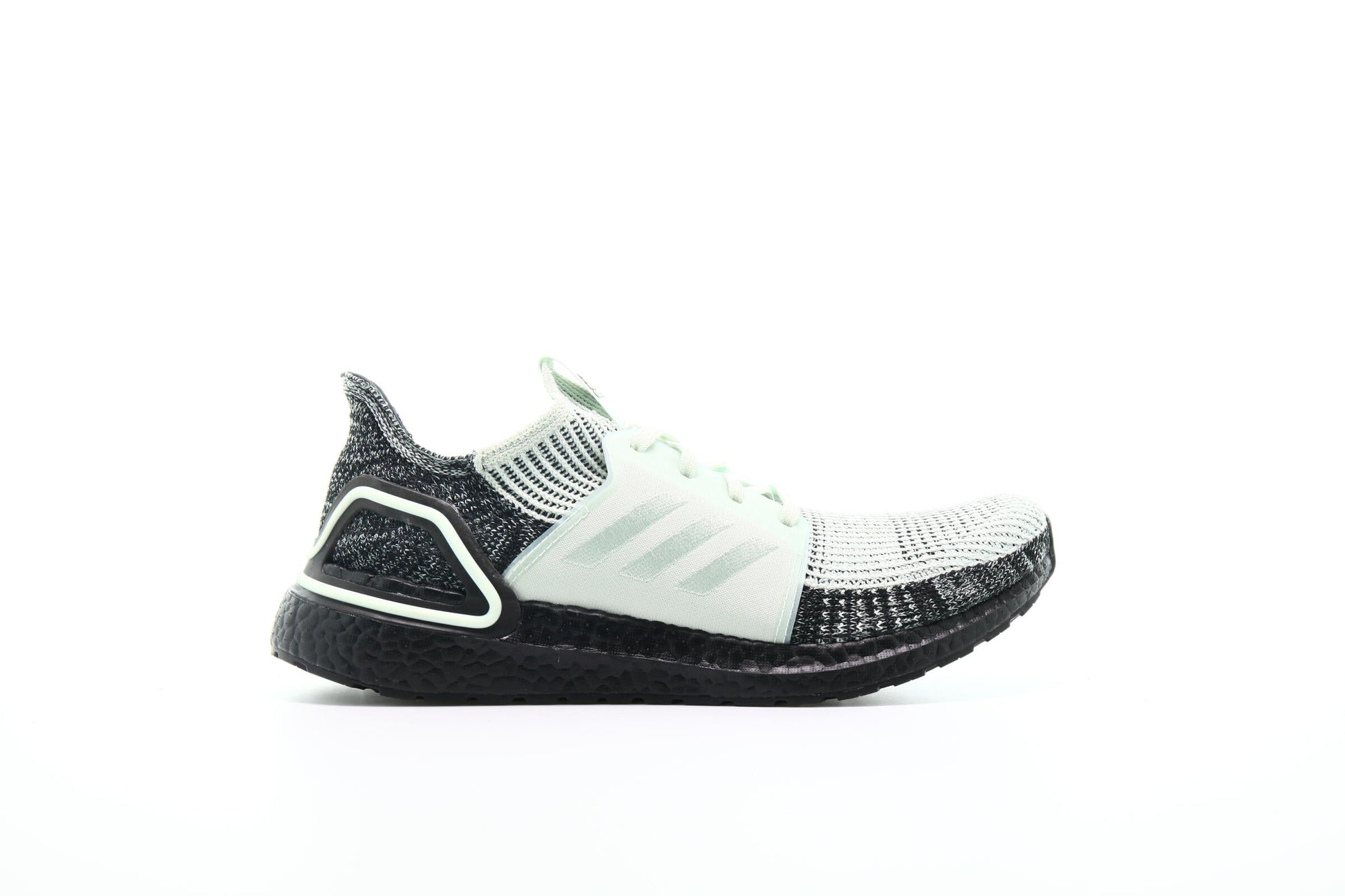 Exclusive adidas Originals Ultraboost 19 "Linen Green" — 3.5 — Front View