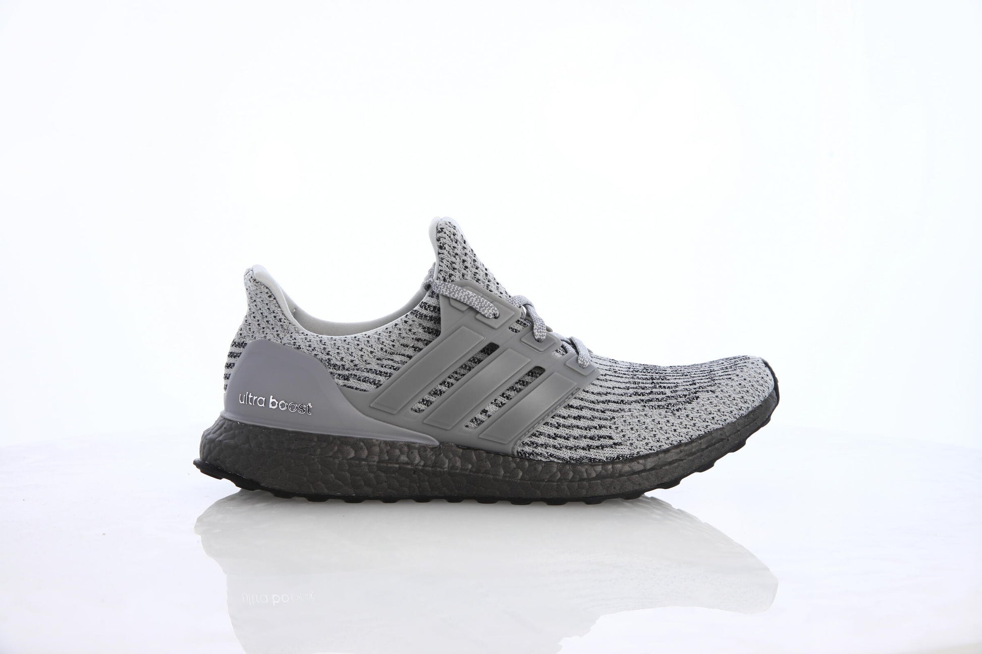 Exclusive adidas Performance Ultraboost "Triple Grey" — 3.5 — Front View