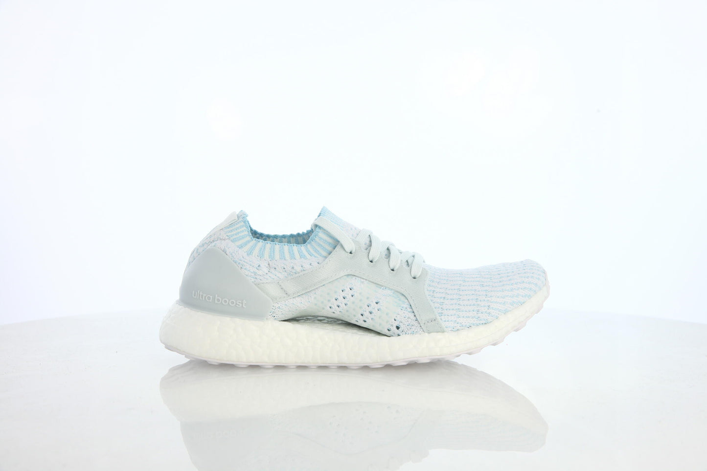 Exclusive adidas Performance Ultraboost X Parley W "Icey Blue" — 3 — Front View