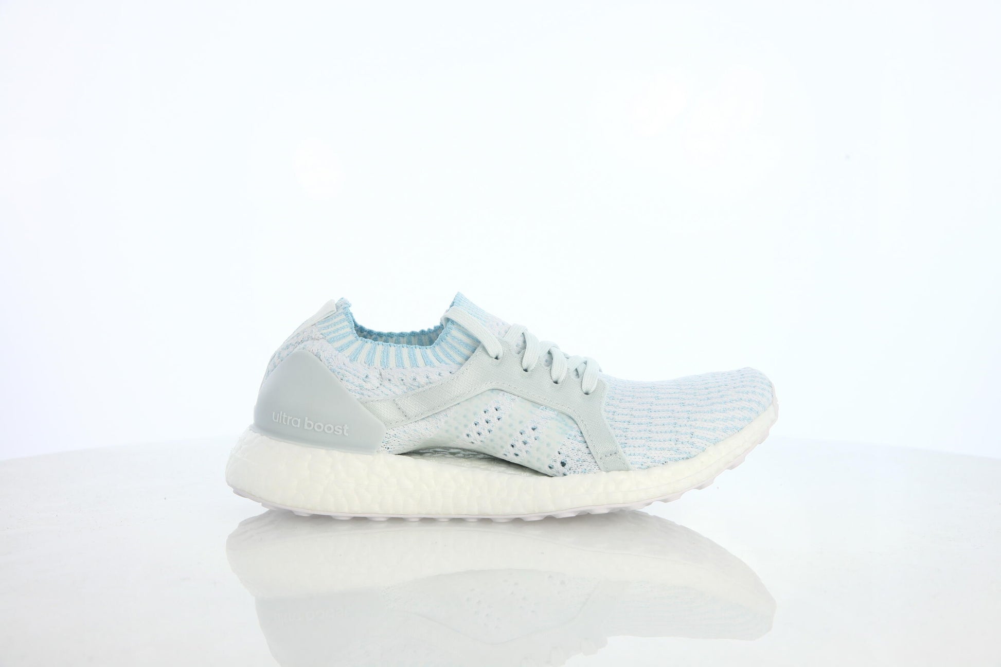 Exclusive adidas Performance Ultraboost X Parley W "Icey Blue" — 3 — Front View