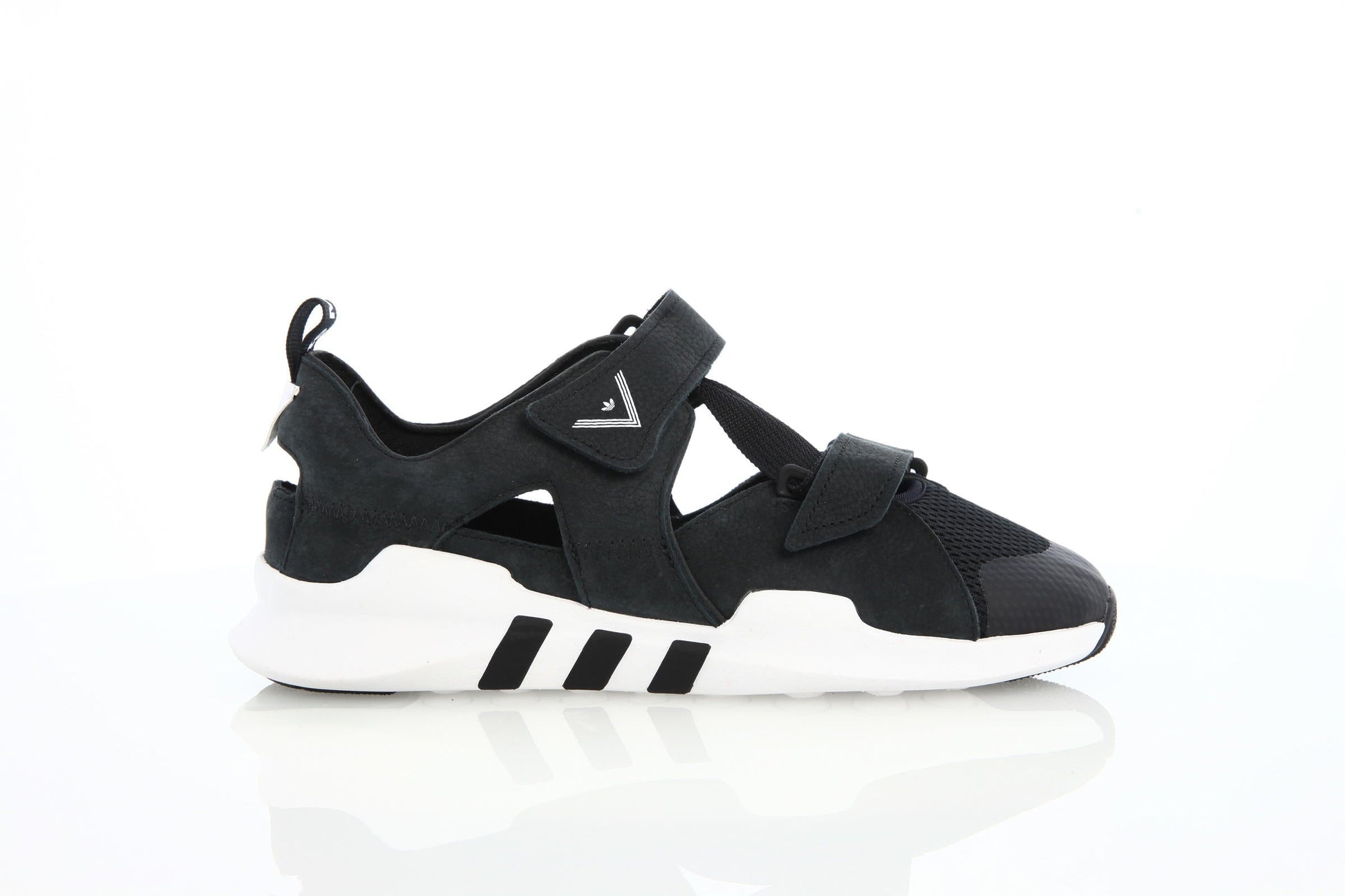 Exclusive adidas Originals Wm Adv Sandal "Black" — 3.5 — Front View