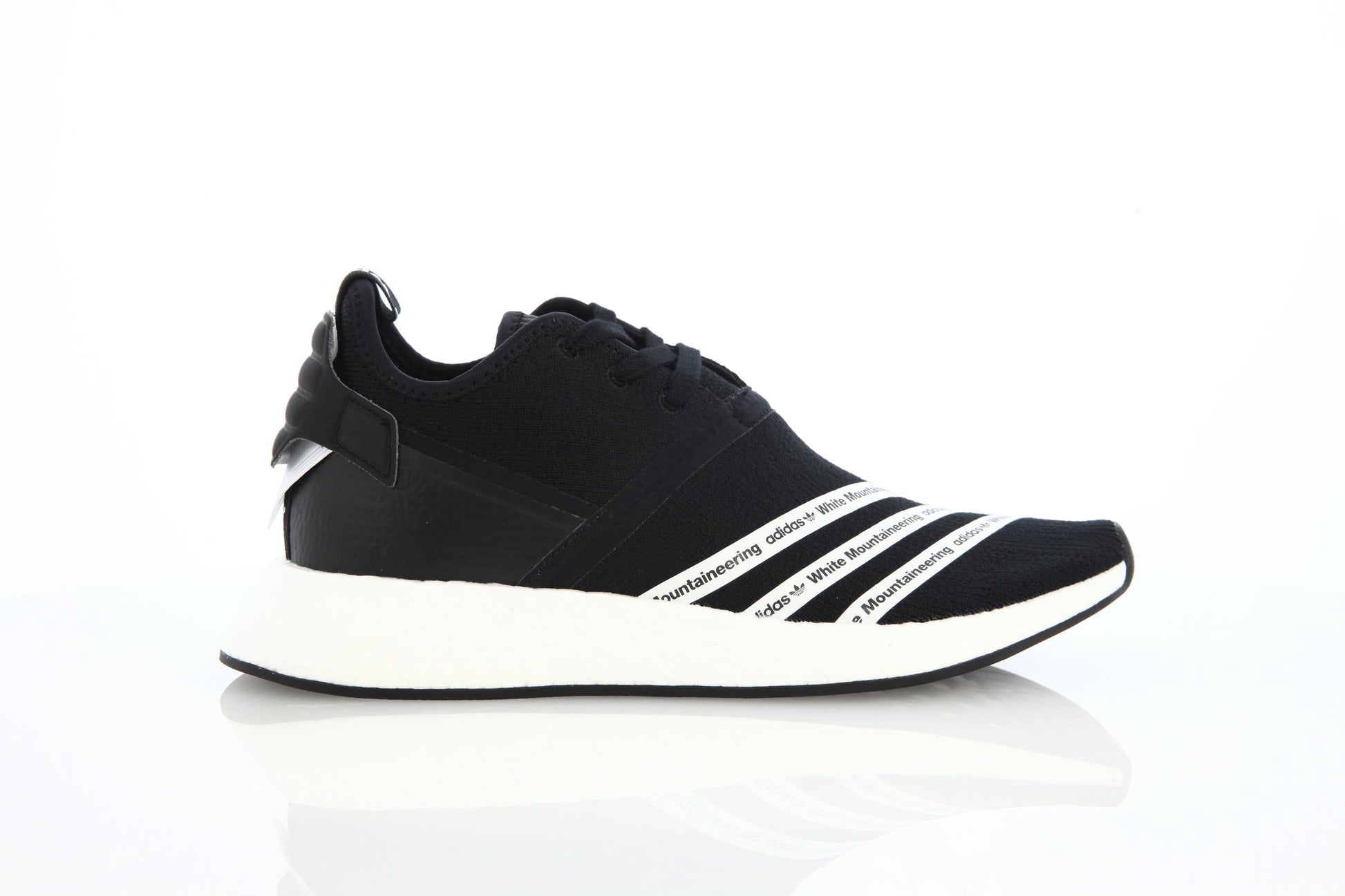 Exclusive adidas Originals Wm Nmd R2 Boost Runner Primeknit "Black N White" — 3.5 — Front View