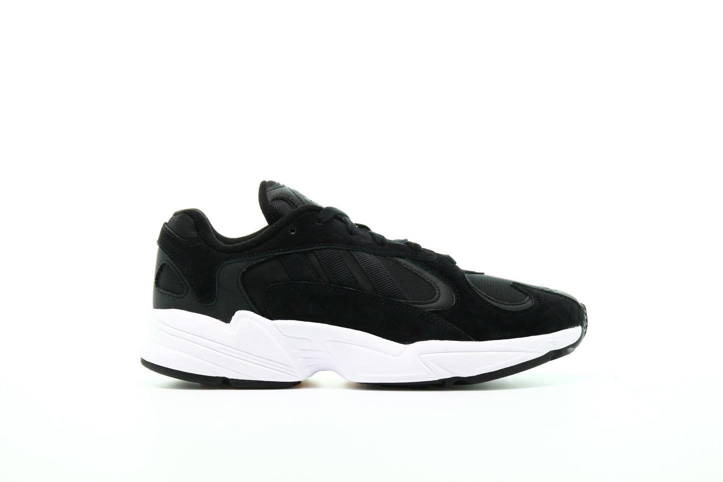 Exclusive adidas Originals Yung-1 "Core Black" — 3.5 — Front View