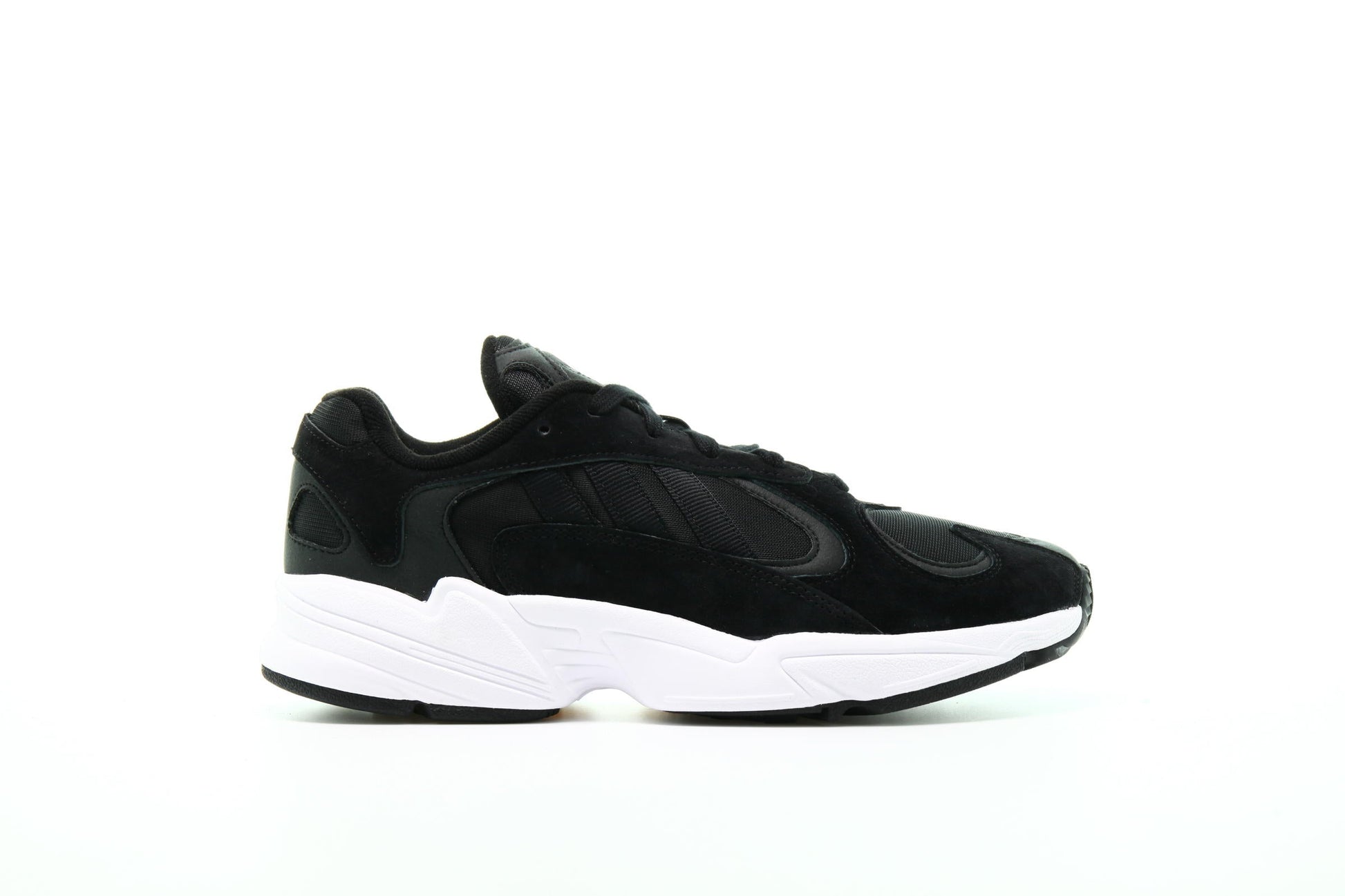 Exclusive adidas Originals Yung-1 "Core Black" — 3.5 — Front View