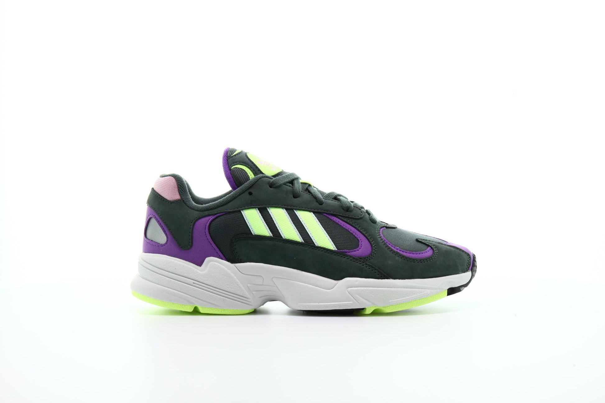 Exclusive adidas Originals Yung-1 "Legend Ivy" — 3.5 — Front View